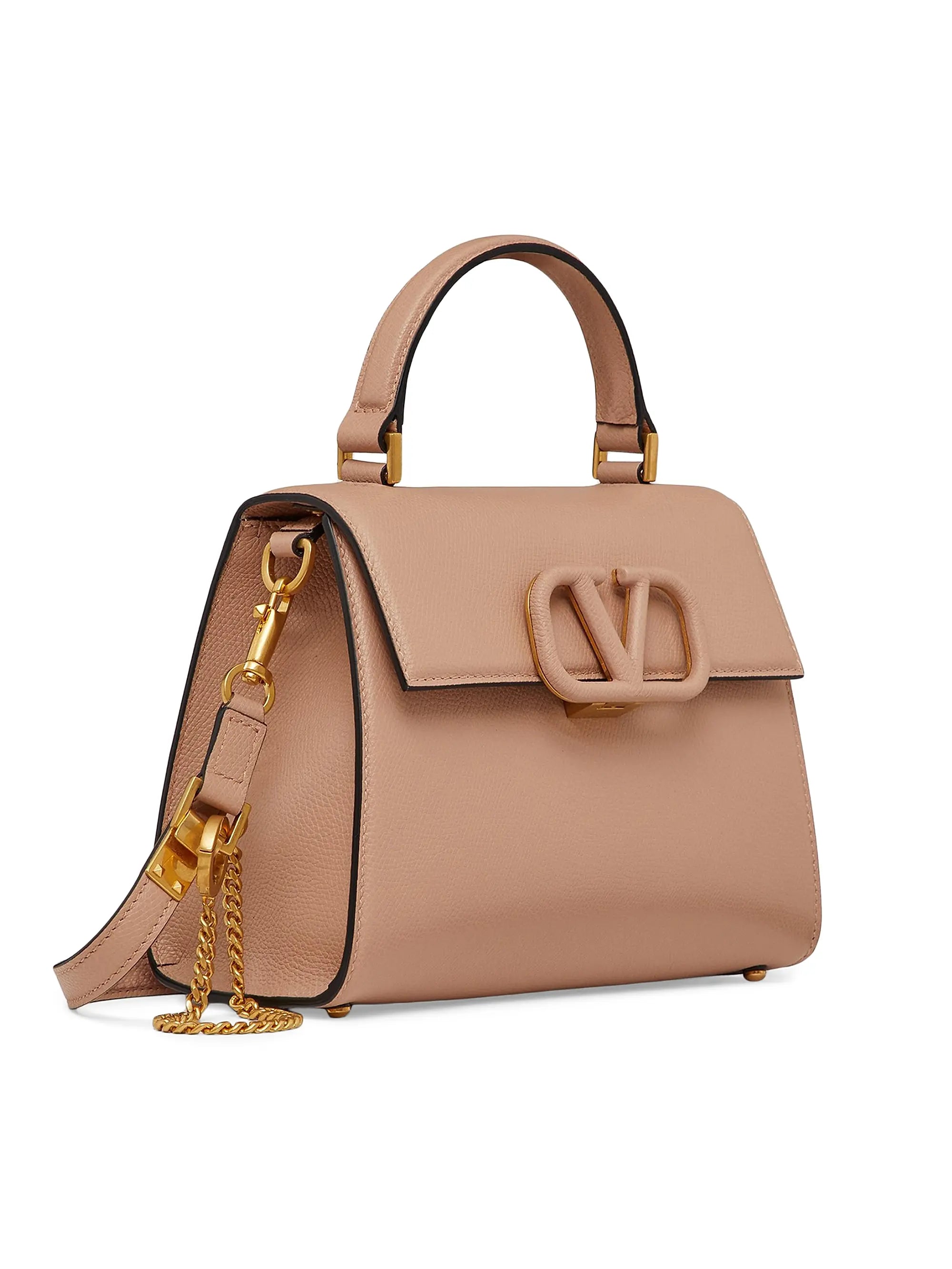 Valentino Garavani Small VSling Grainy Calfskin Handbag