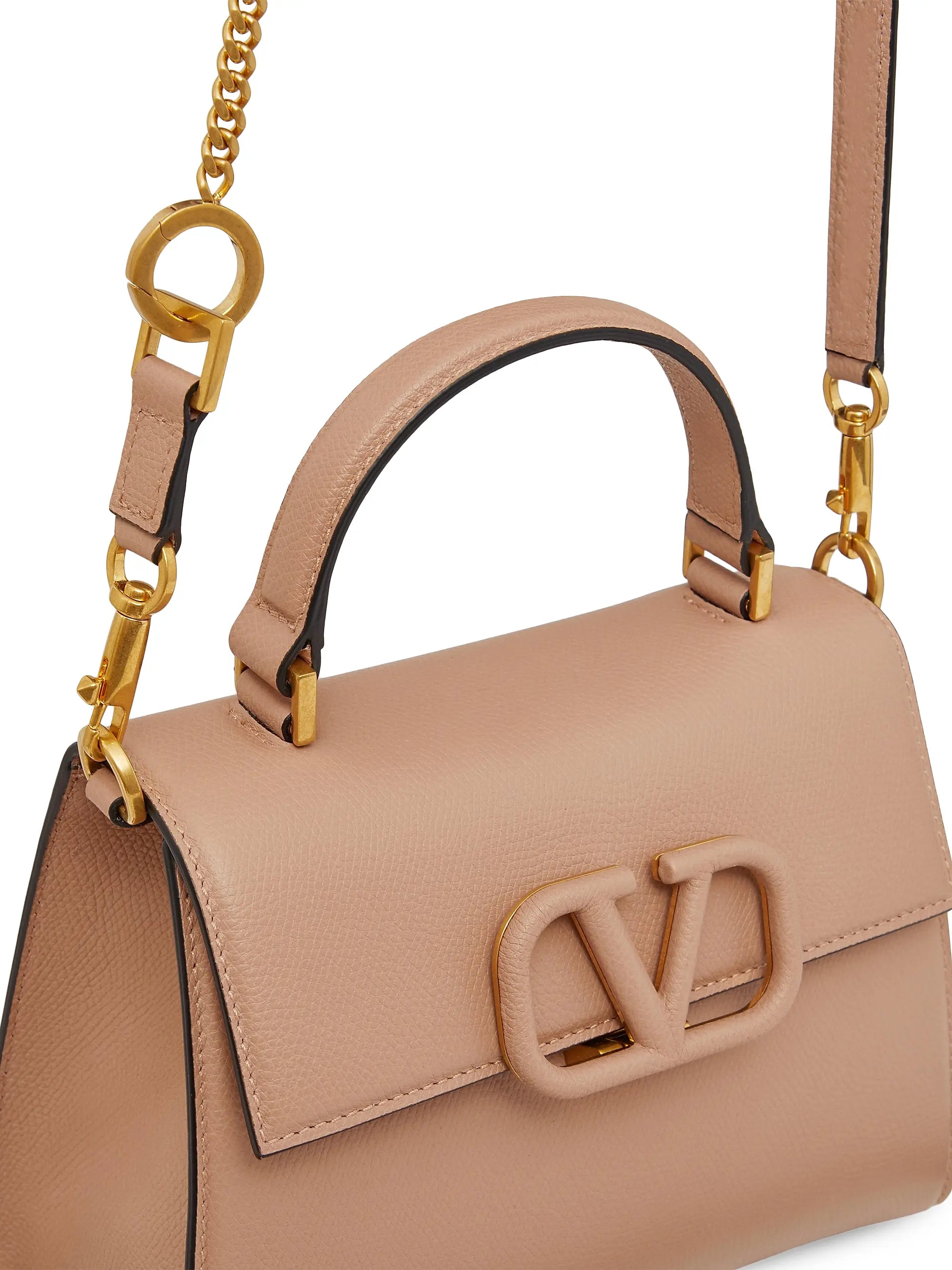 Valentino Garavani Small VSling Grainy Calfskin Handbag