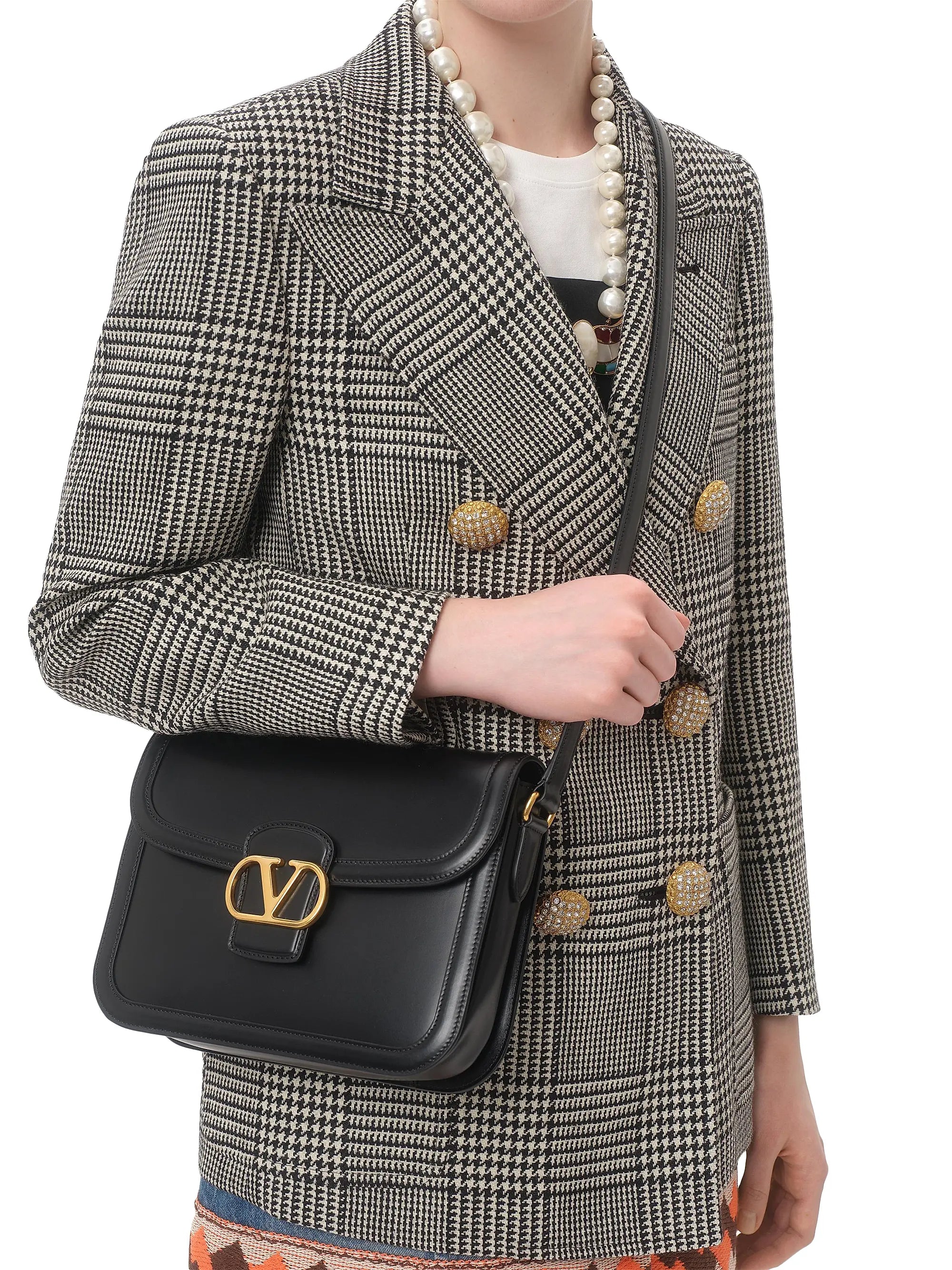 Valentino Garavani 9to5 Smooth Calfskin Shoulder Bag