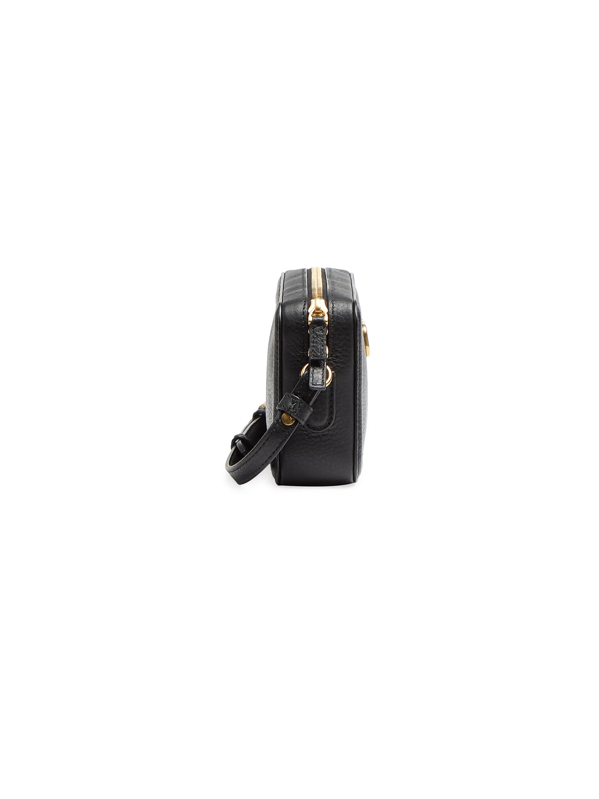 Valentino Garavani Alltime Mini Shoulder Bag in Grainy Calfskin