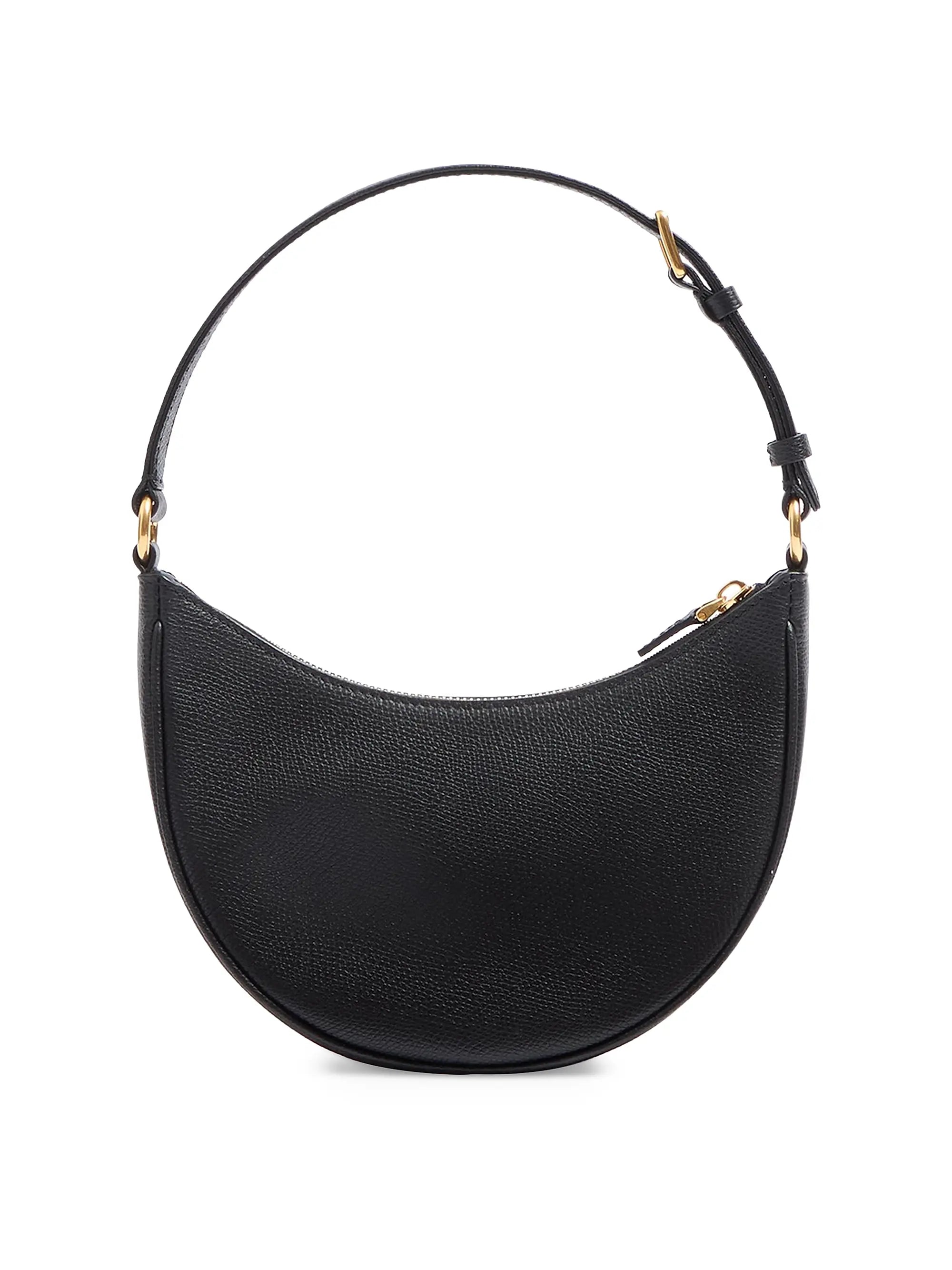Valentino Garavani VLogo Signature Mini Hobo Bag in Grainy Calfskin