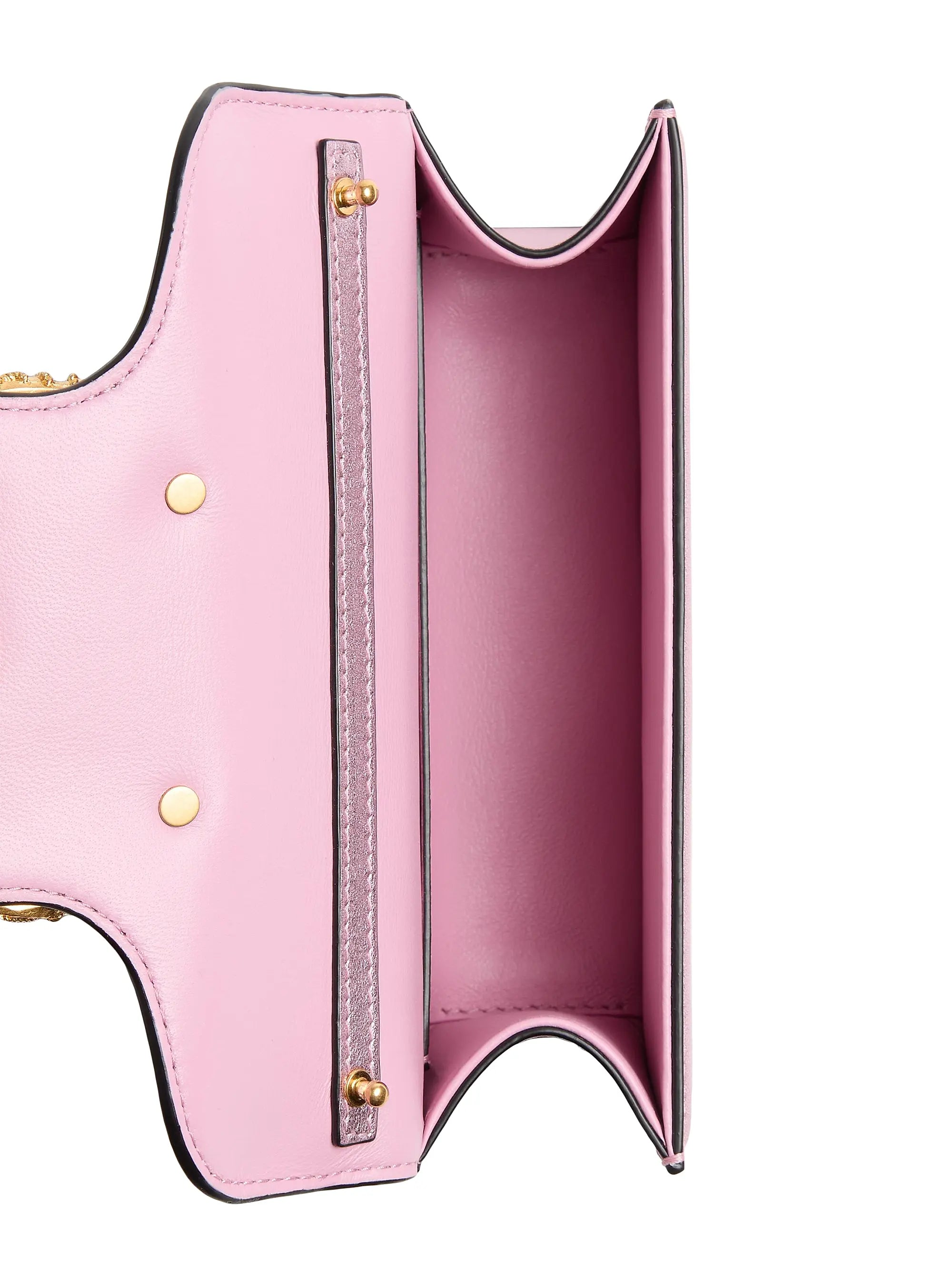 Valentino Garavani Locò Small Shoulder Bag in Laminated Calfskin