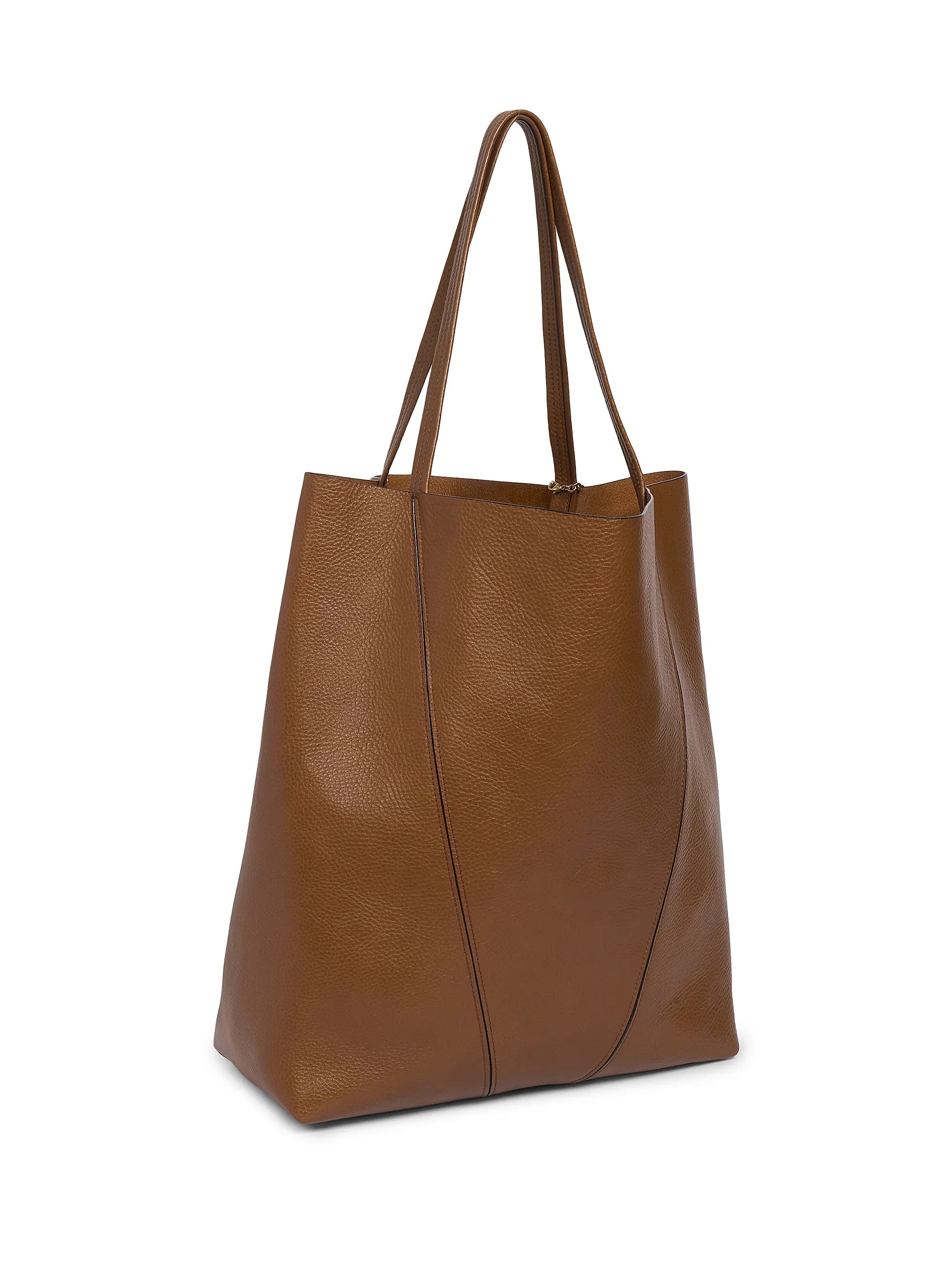 Chloé Large Spin Leather Tote Bag