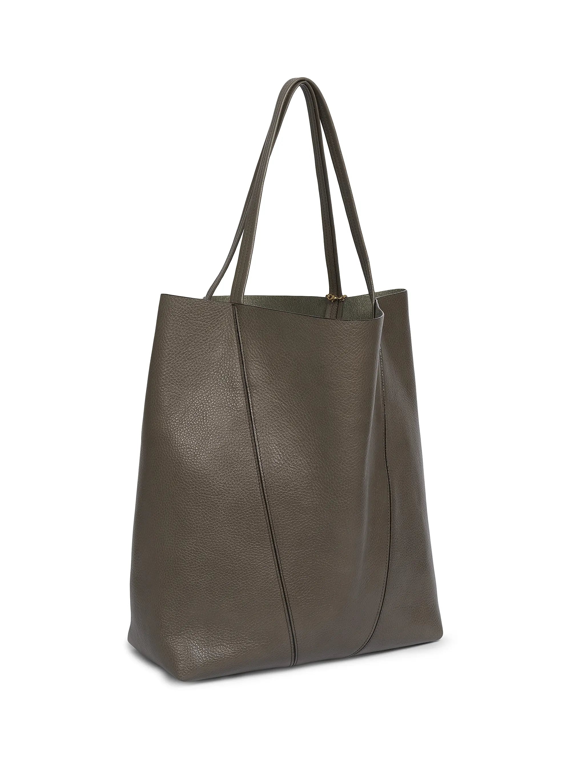 Chloé Large Spin Leather Tote Bag
