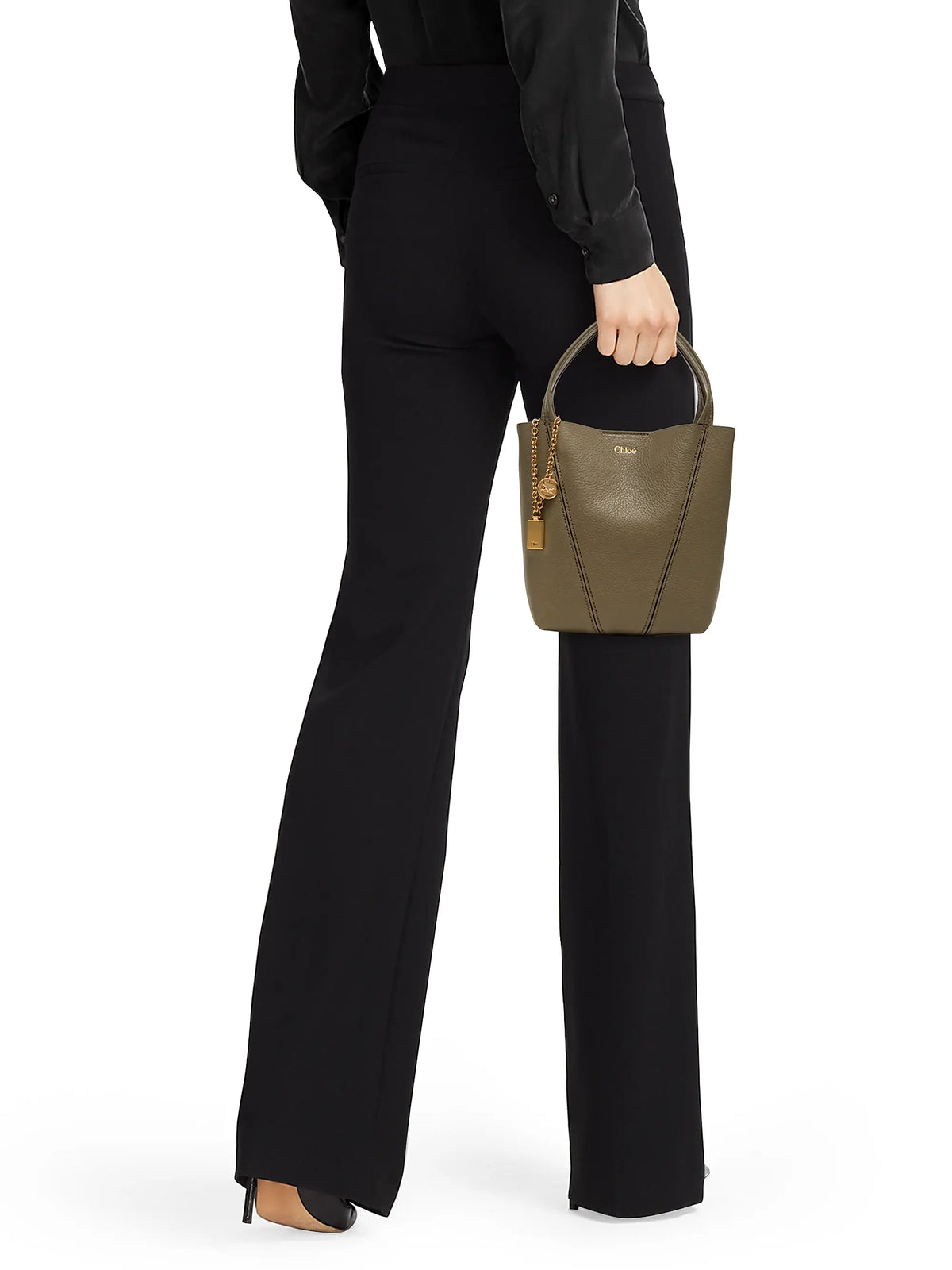 Chloé Small Spin Leather Tote Bag