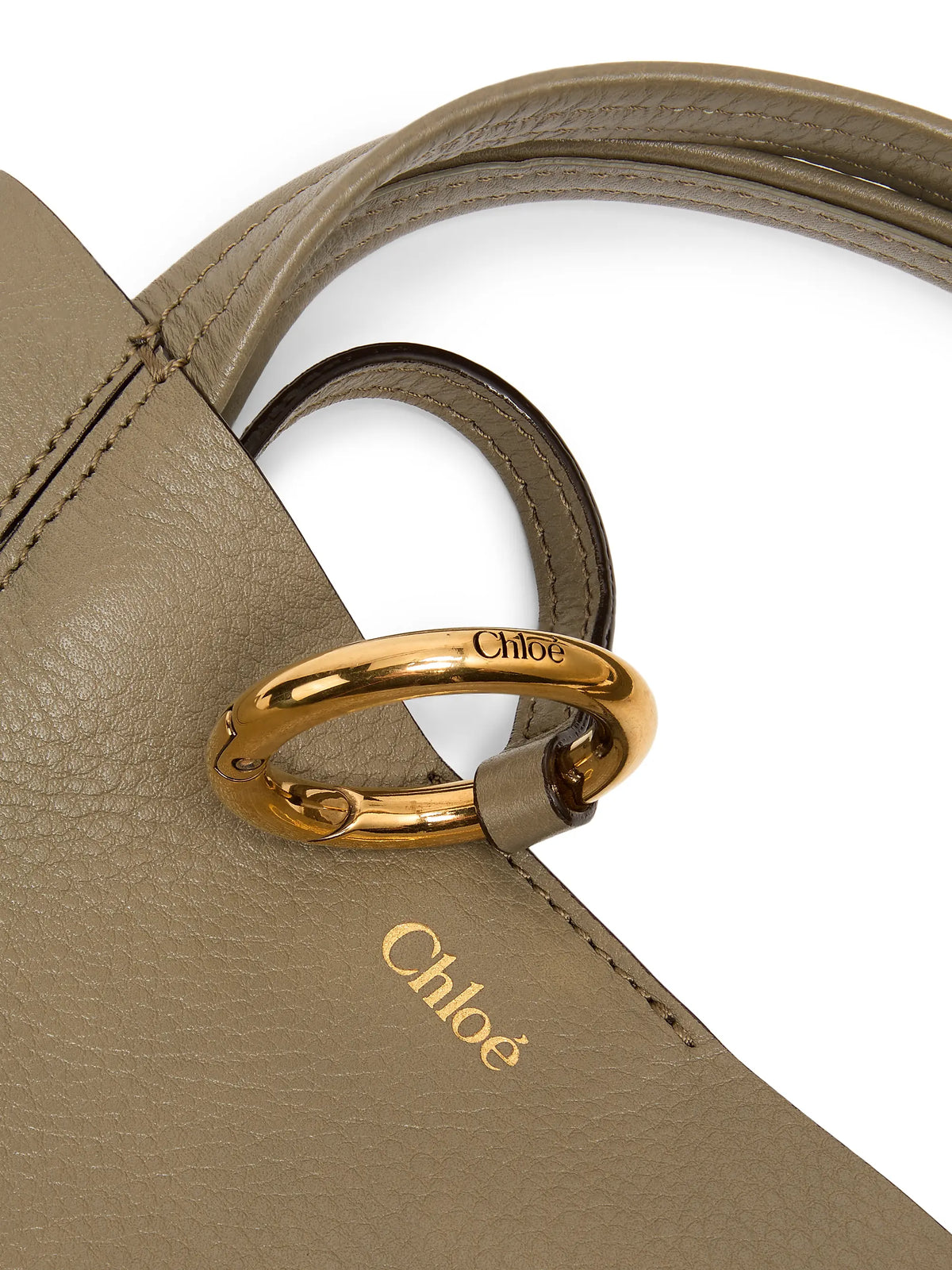 Chloé Small Spin Leather Tote Bag