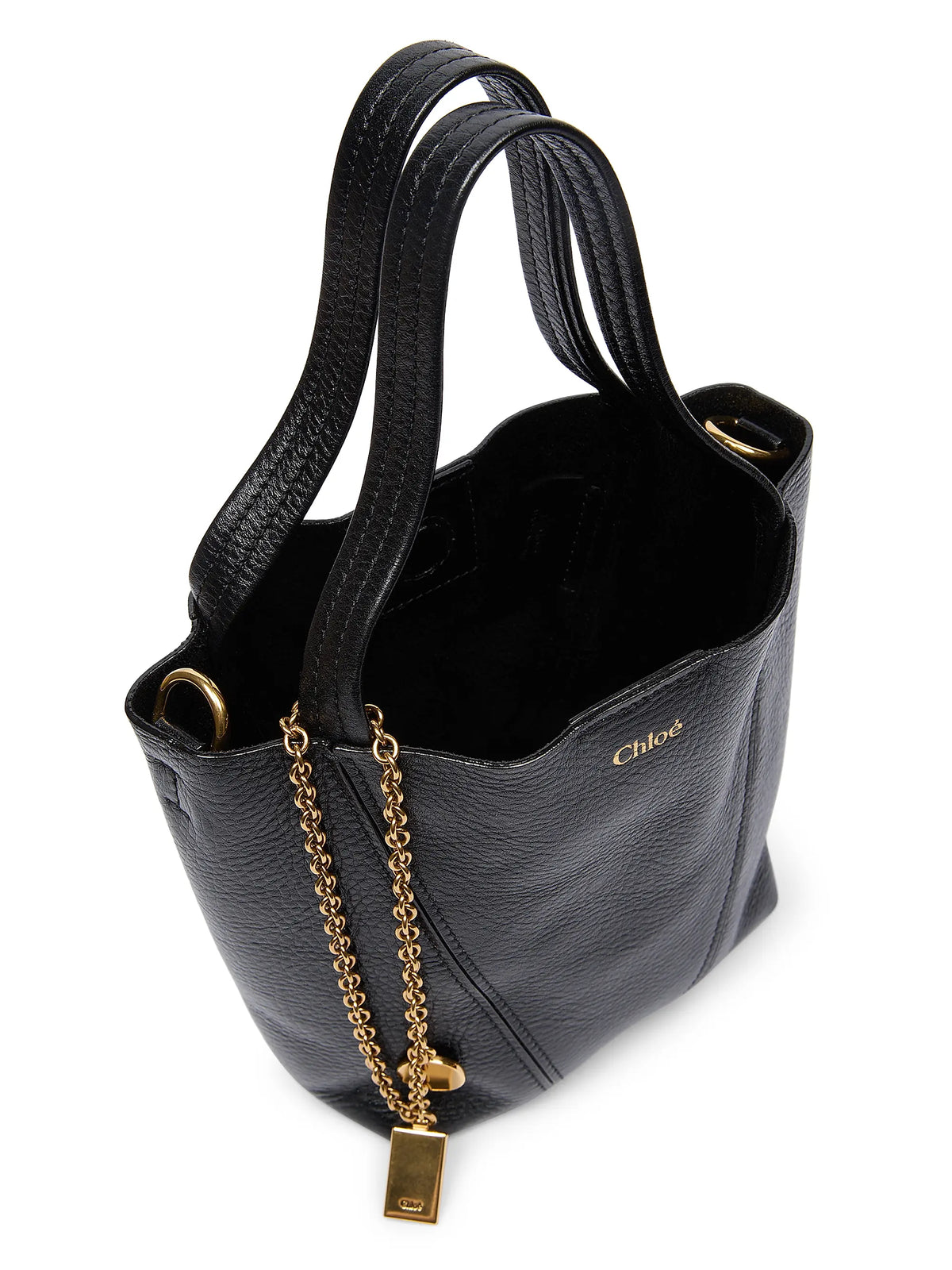 Chloé Small Spin Leather Tote Bag