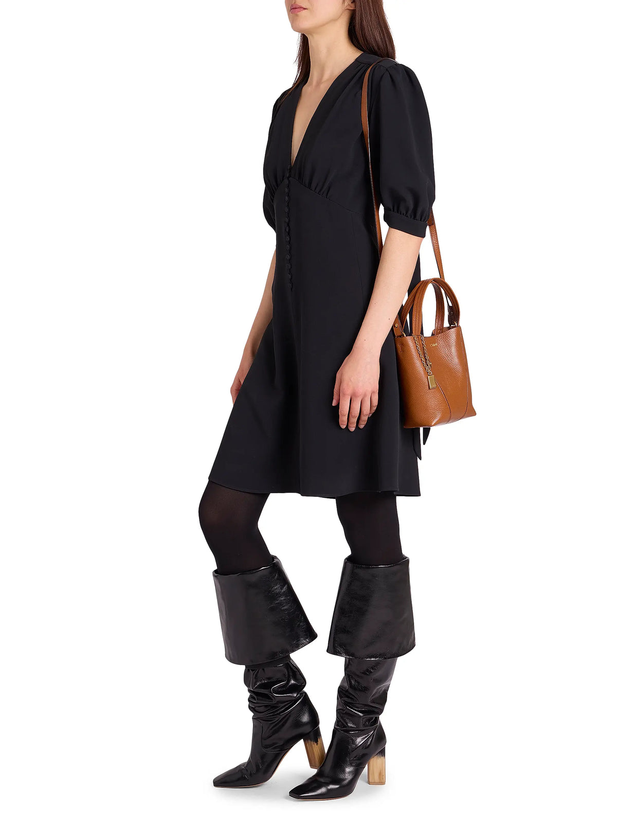 Chloé Small Spin Leather Tote Bag