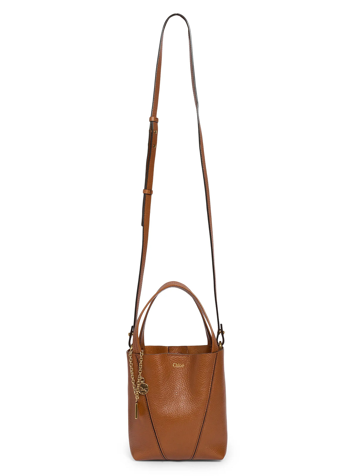 Chloé Small Spin Leather Tote Bag