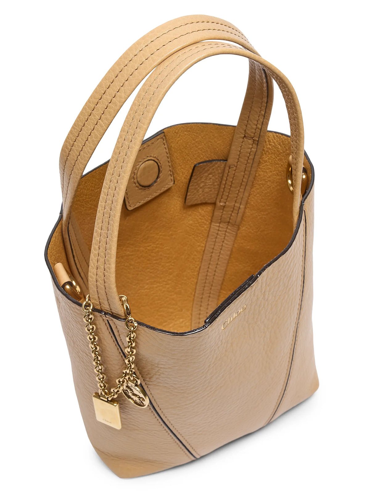 Chloé Small Spin Leather Tote Bag