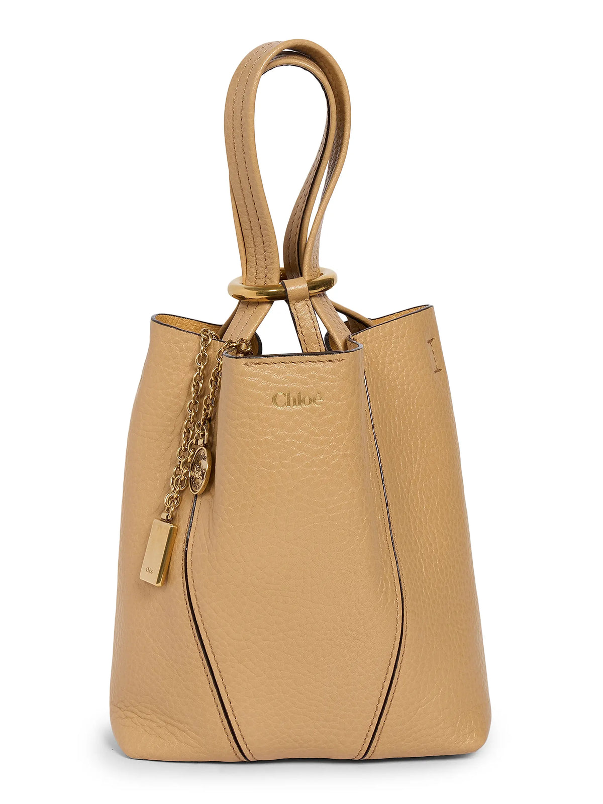 Chloé Small Spin Leather Tote Bag