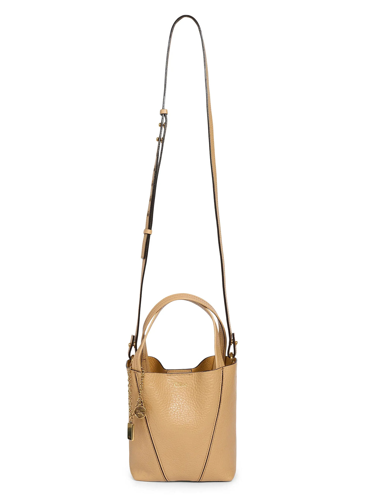 Chloé Small Spin Leather Tote Bag