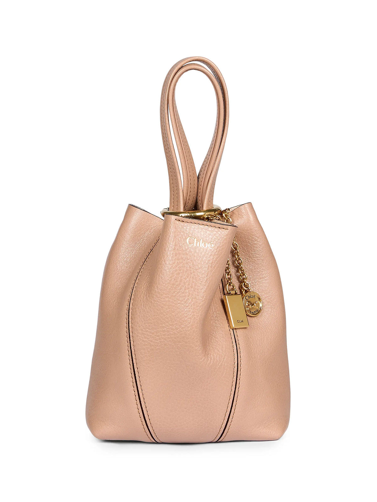 Chloé Small Spin Leather Tote Bag