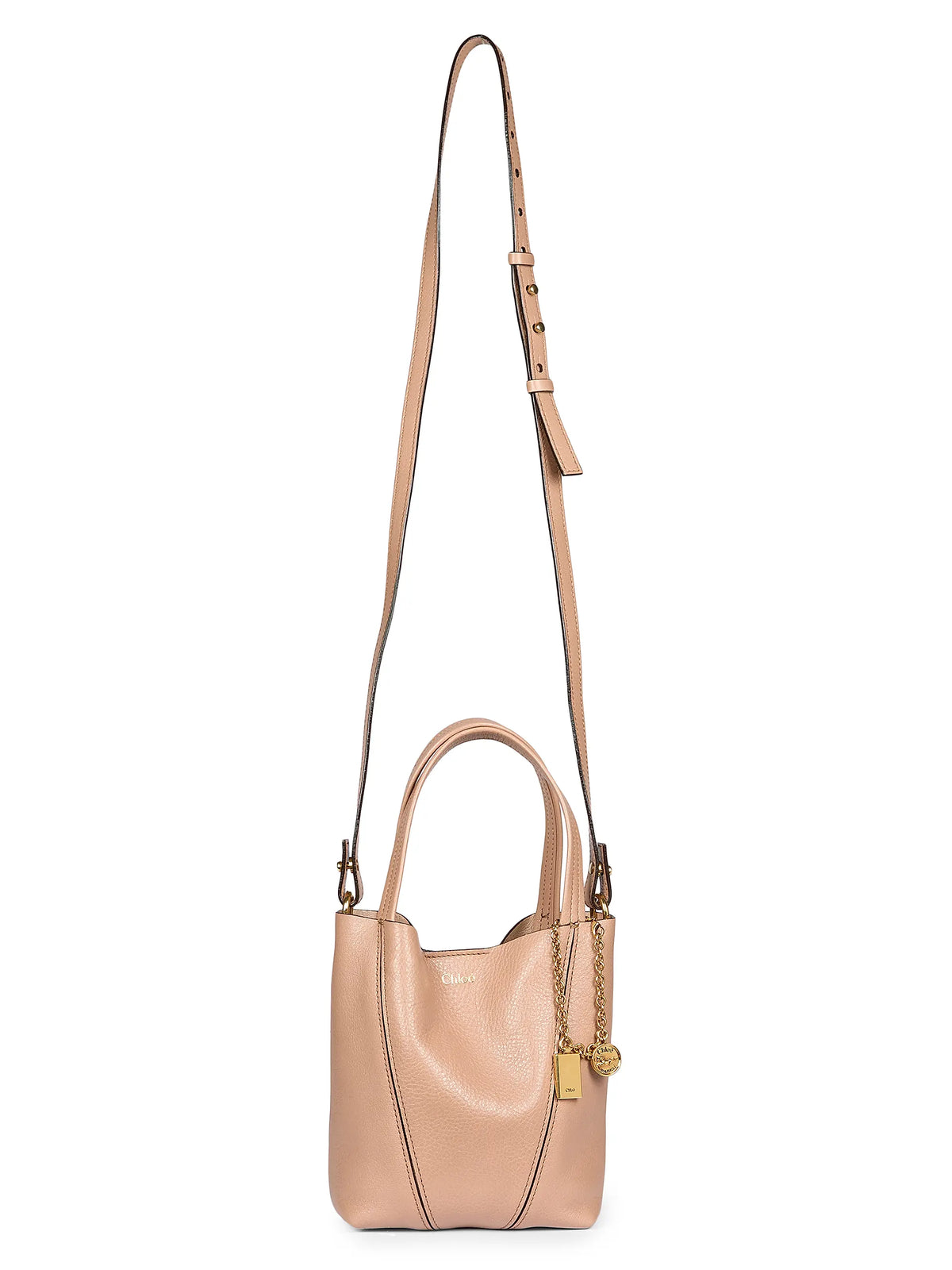 Chloé Small Spin Leather Tote Bag