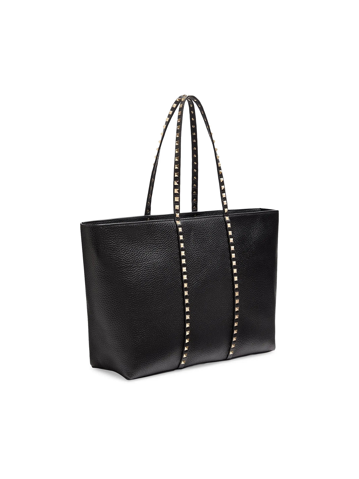 Valentino Garavani Rockstud Shopping Tote Bag in Grainy Calfskin