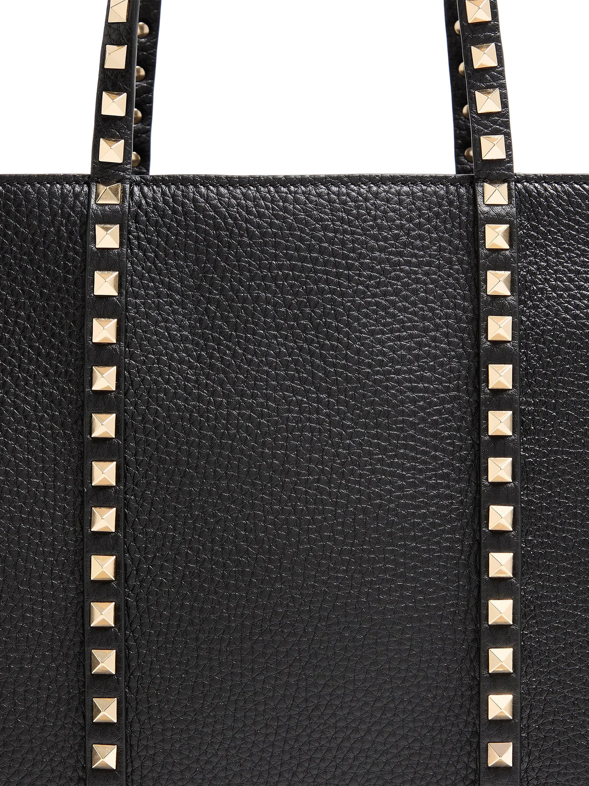 Valentino Garavani Rockstud Shopping Tote Bag in Grainy Calfskin