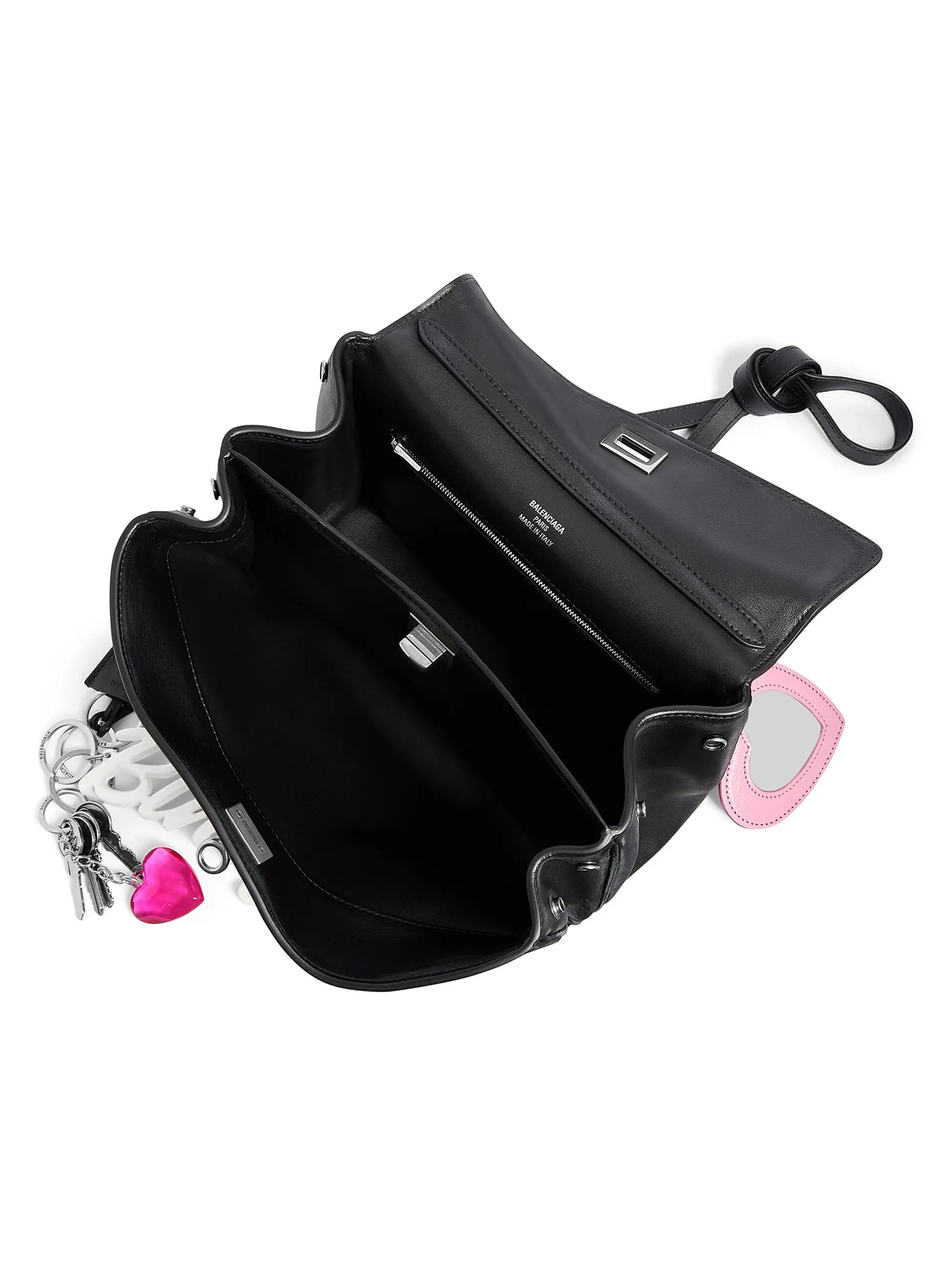 Balenciaga Rodeo Small Handbag Used Effect with One Charm