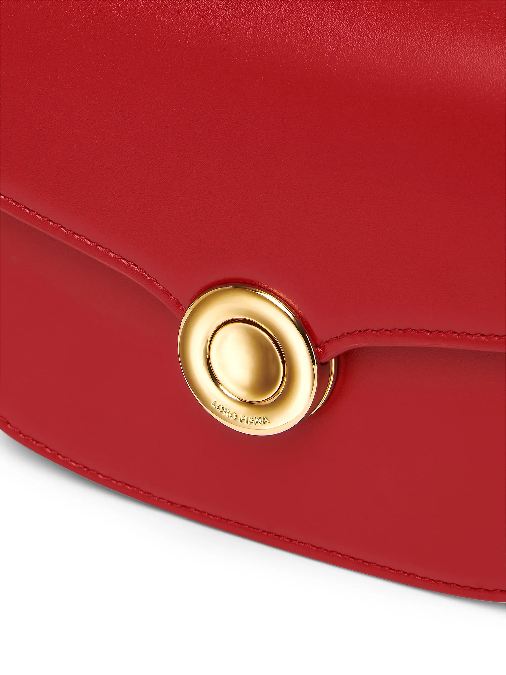 Loro Piana Mini Ghiera Leather Crossbody Bag