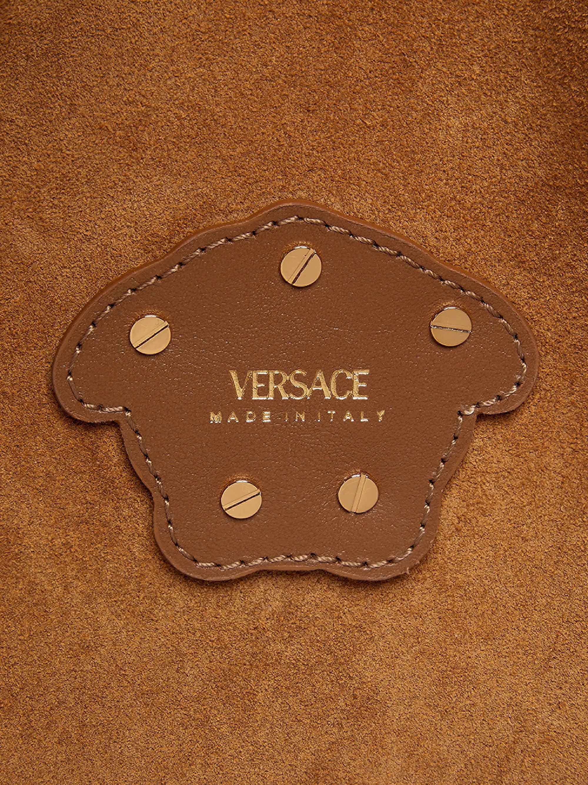 Versace Medusa Leather Tote