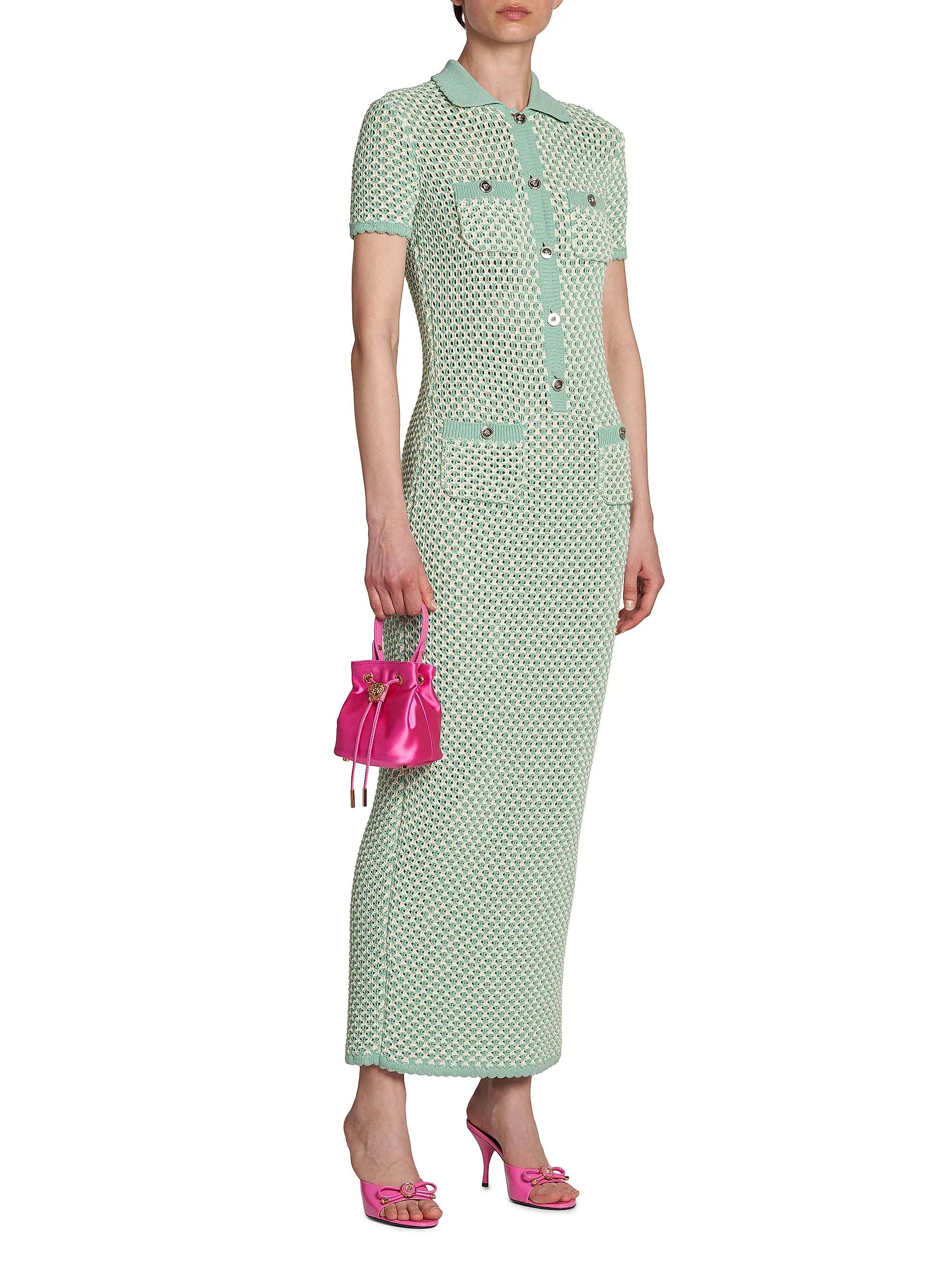 Versace Medusa Top-Handle Bucket Bag