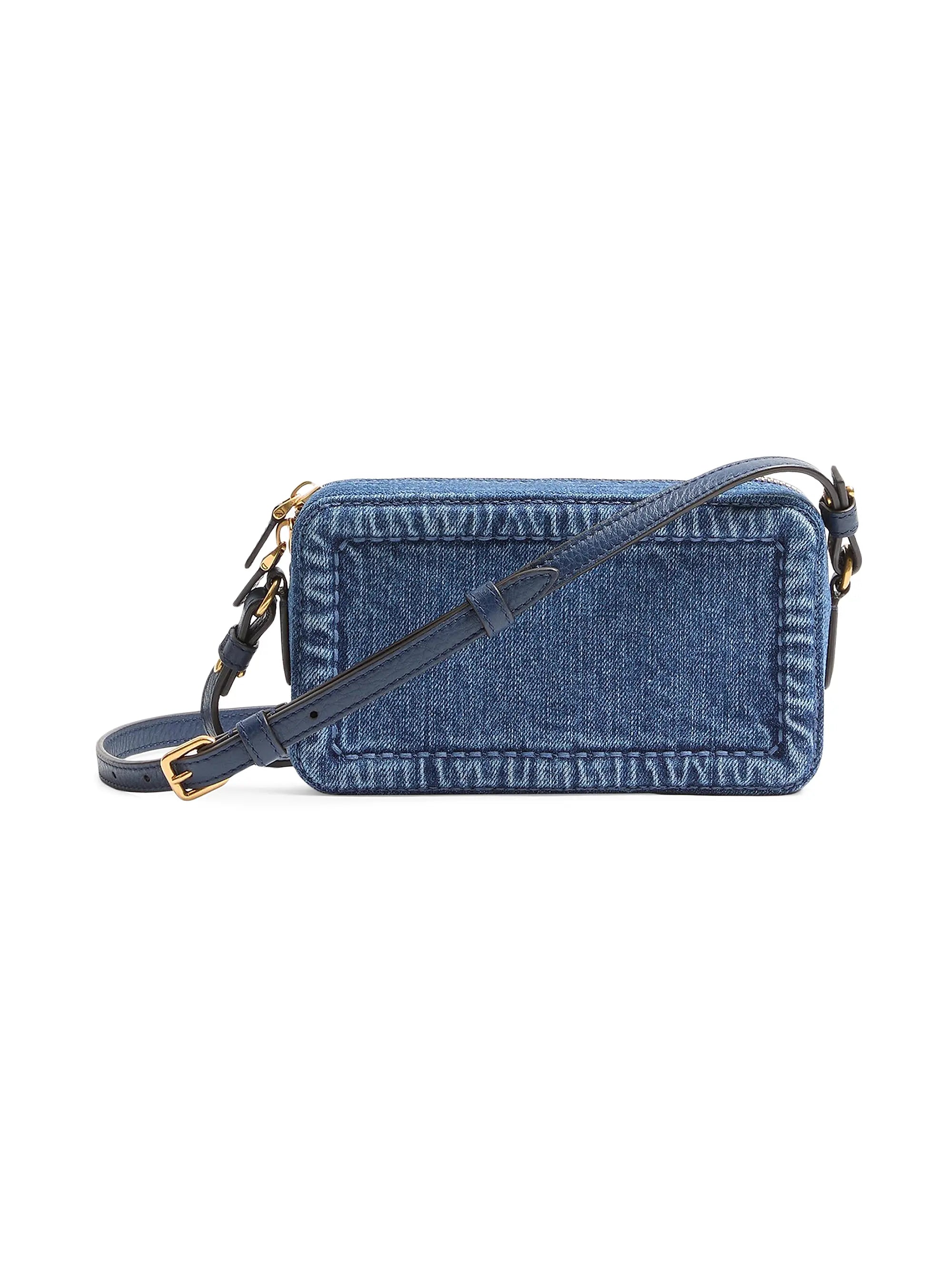 Valentino Garavani Alltime Mini Denim Shoulder Bag
