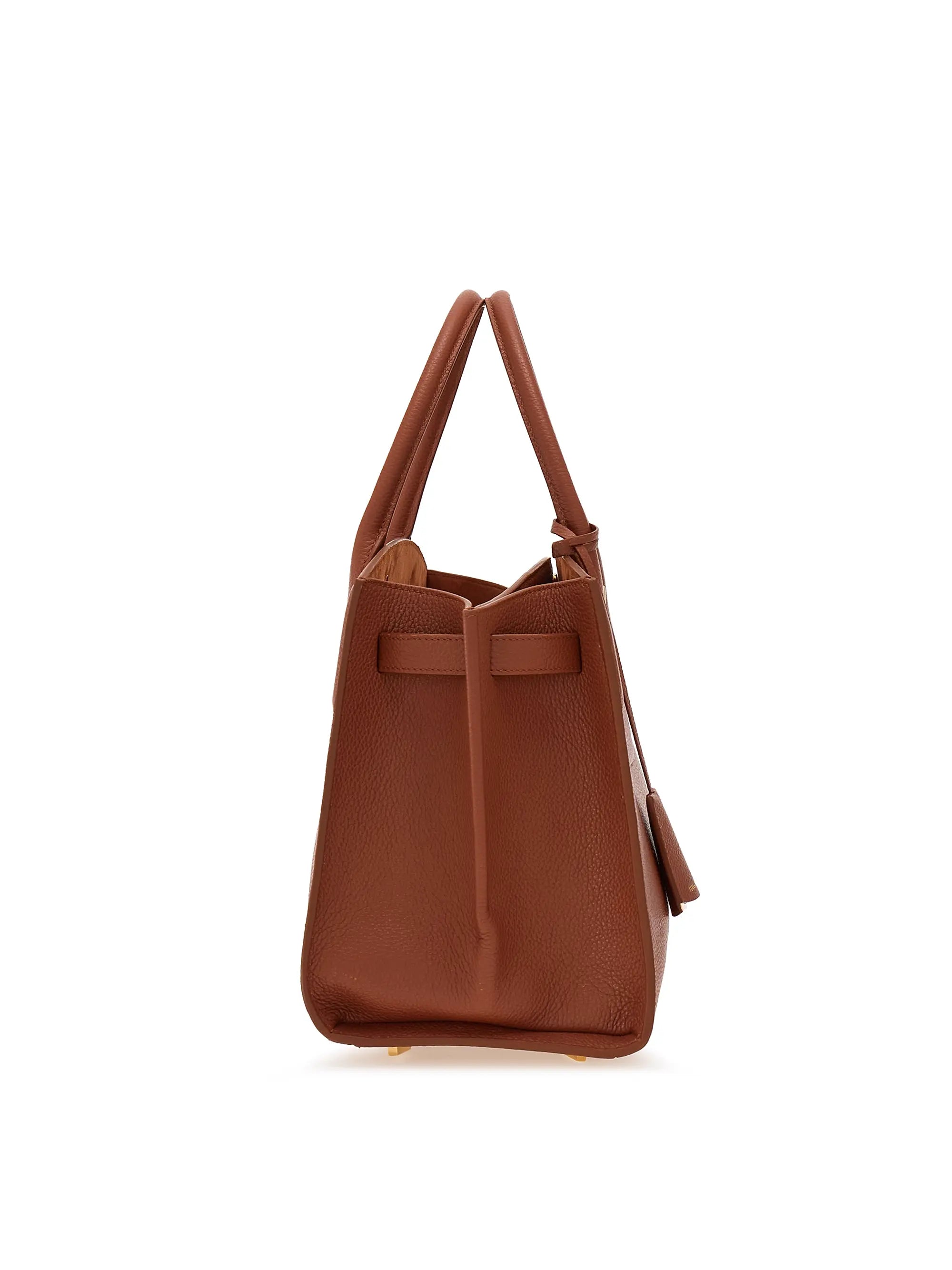 FERRAGAMO Large Leather Tote Bag