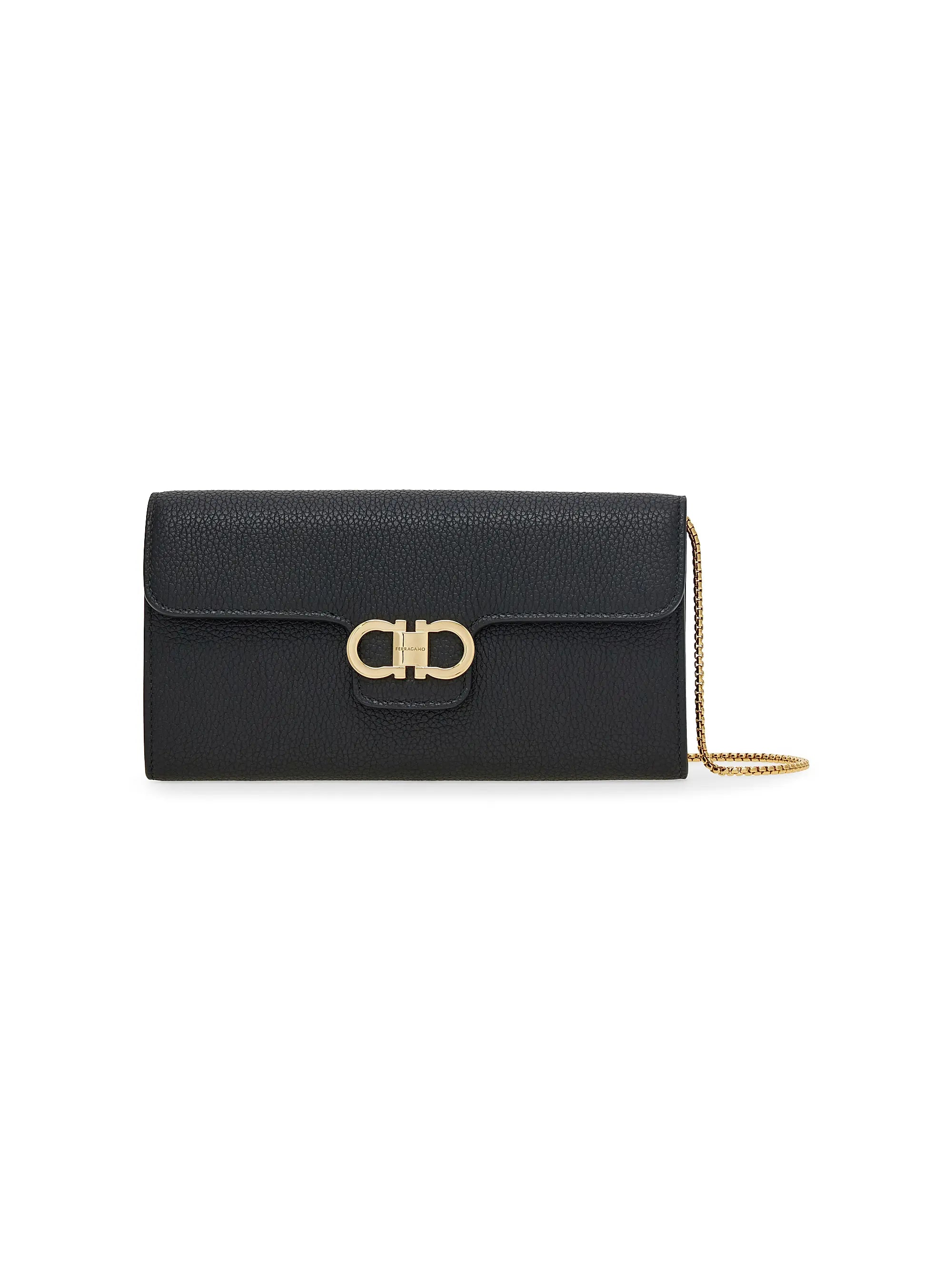 FERRAGAMO Textured Leather Wallet