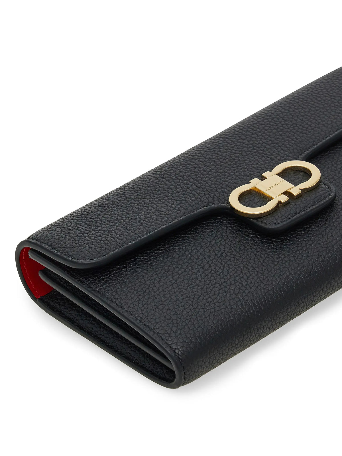 FERRAGAMO Textured Leather Wallet