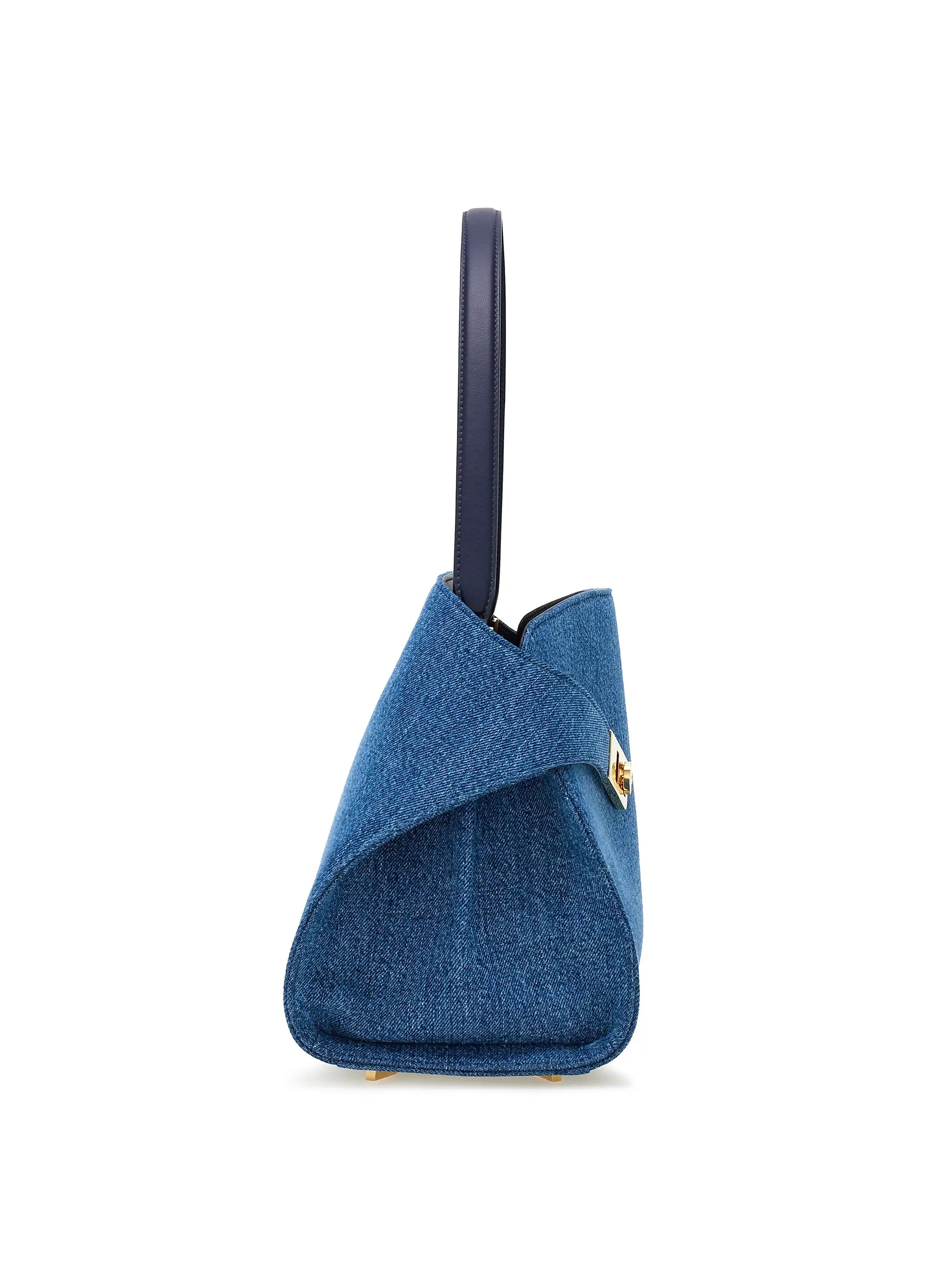 FERRAGAMO Hug Denim Shoulder Bag