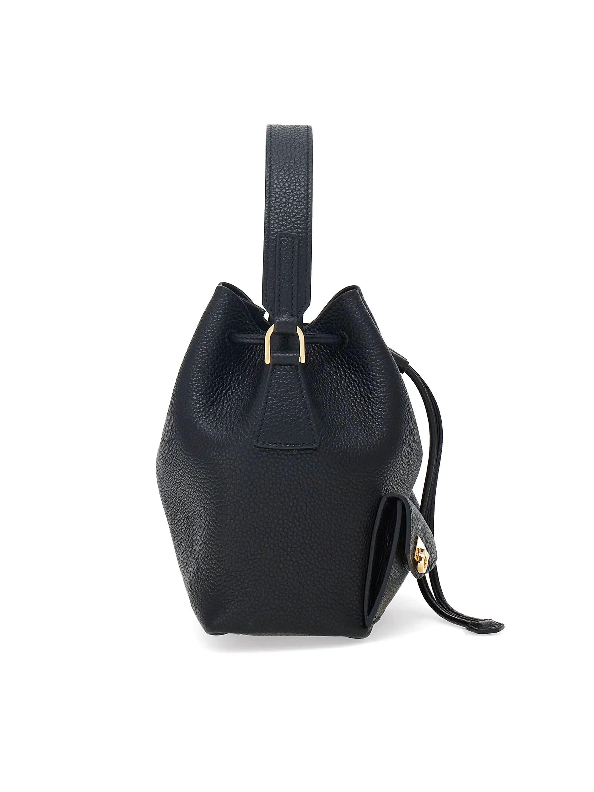 FERRAGAMO Leather Bucket Bag