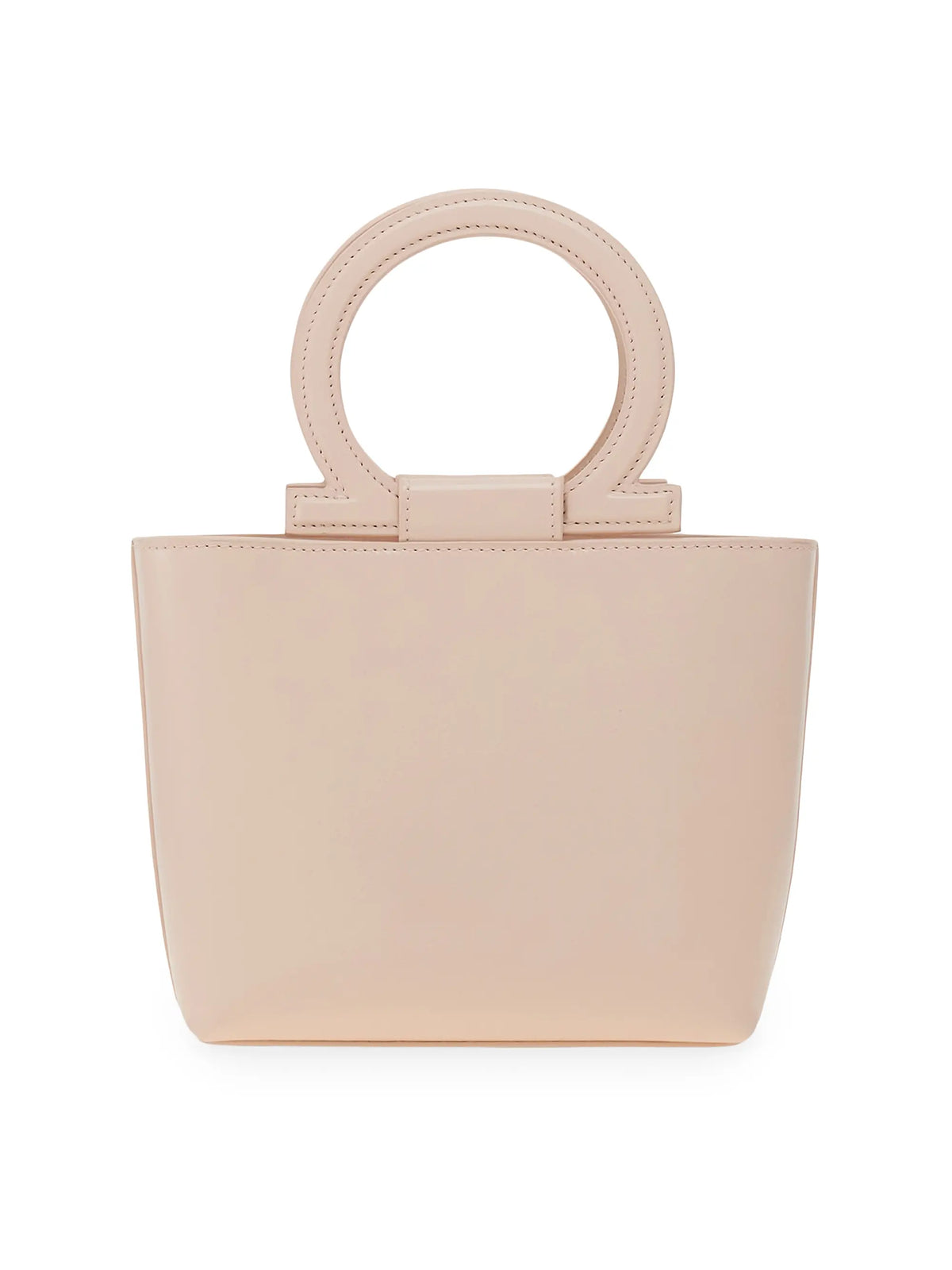 Women's Ferragamo Leather Top Handle Bag, hardware detail