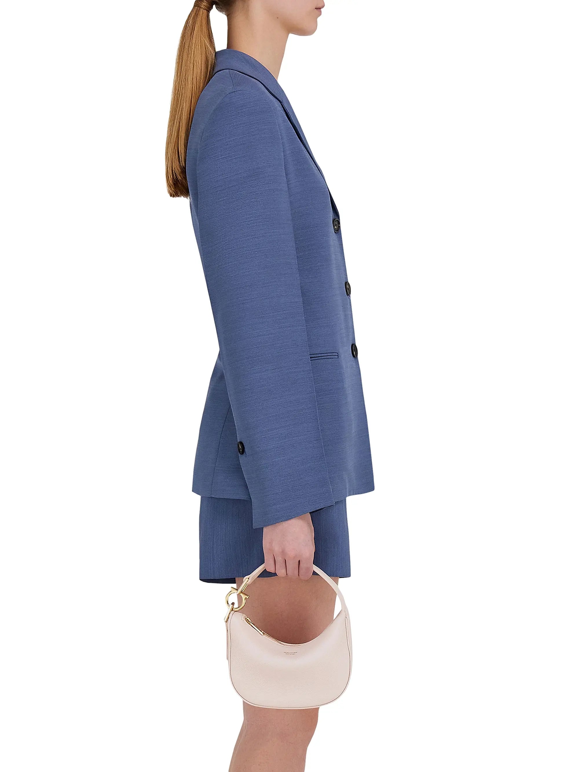FERRAGAMO Mini Gancini Leather Top Handle Bag
