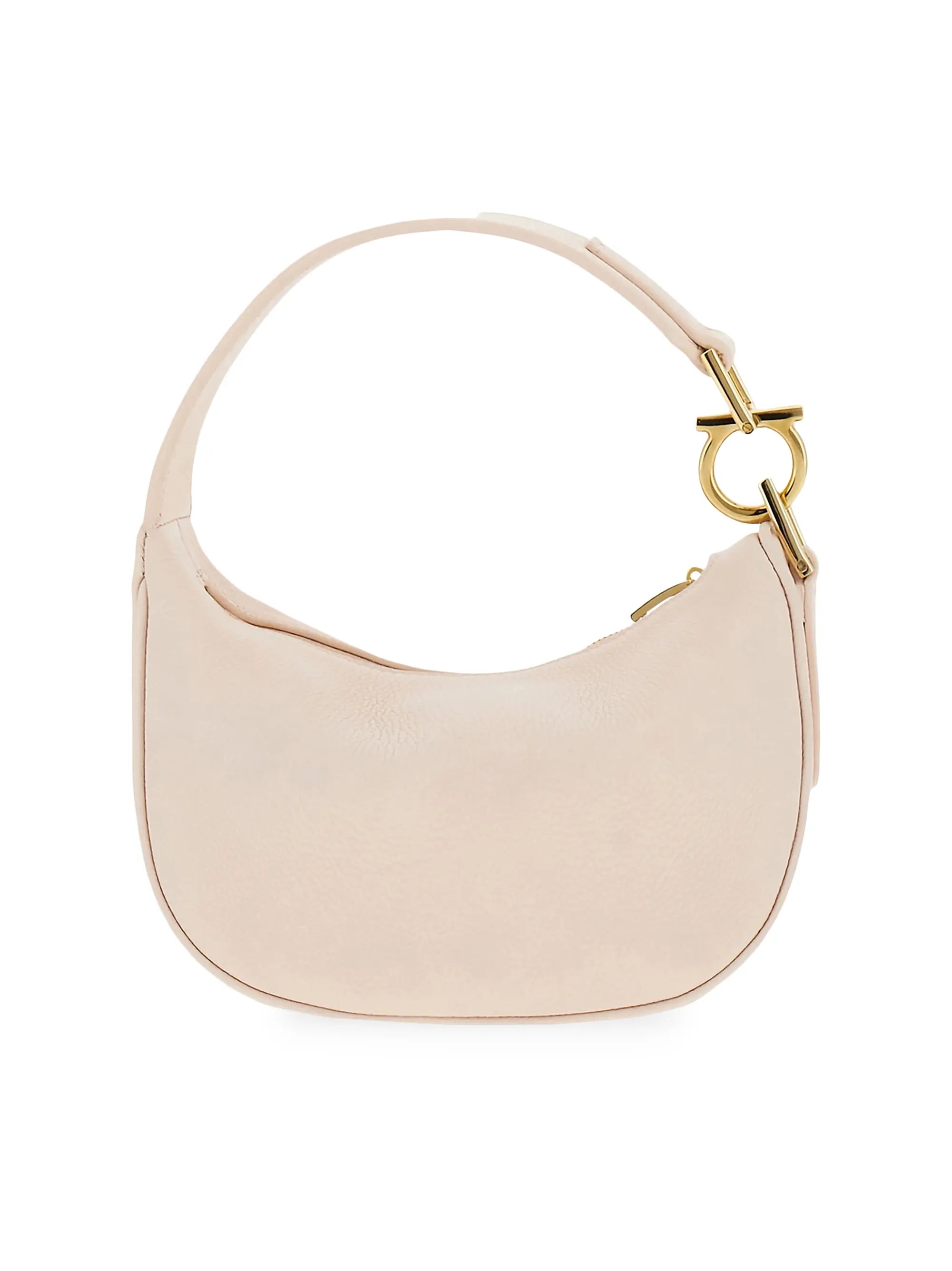 FERRAGAMO Mini Gancini Leather Top Handle Bag