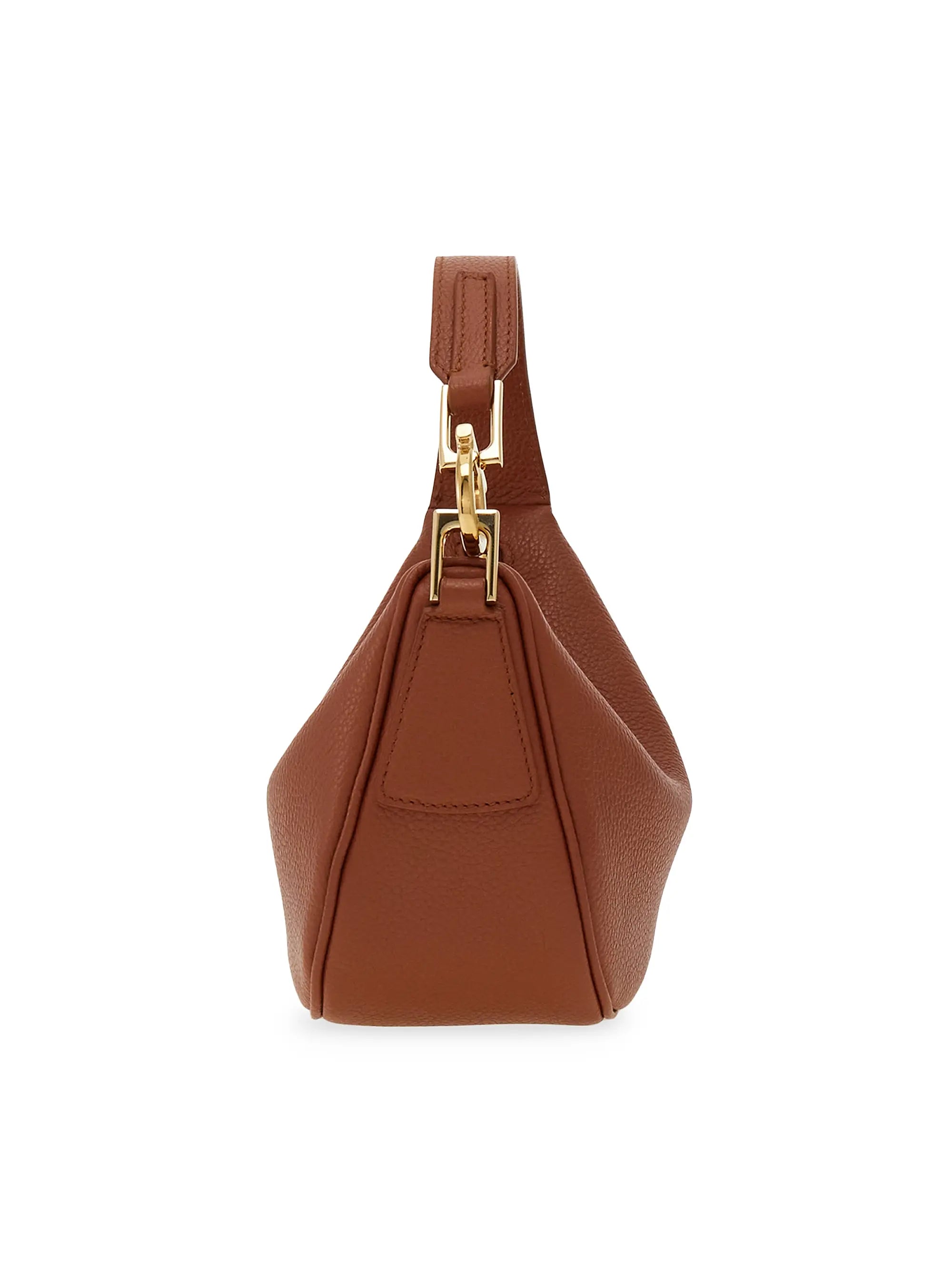 FERRAGAMO Mini Gancini Leather Top Handle Bag