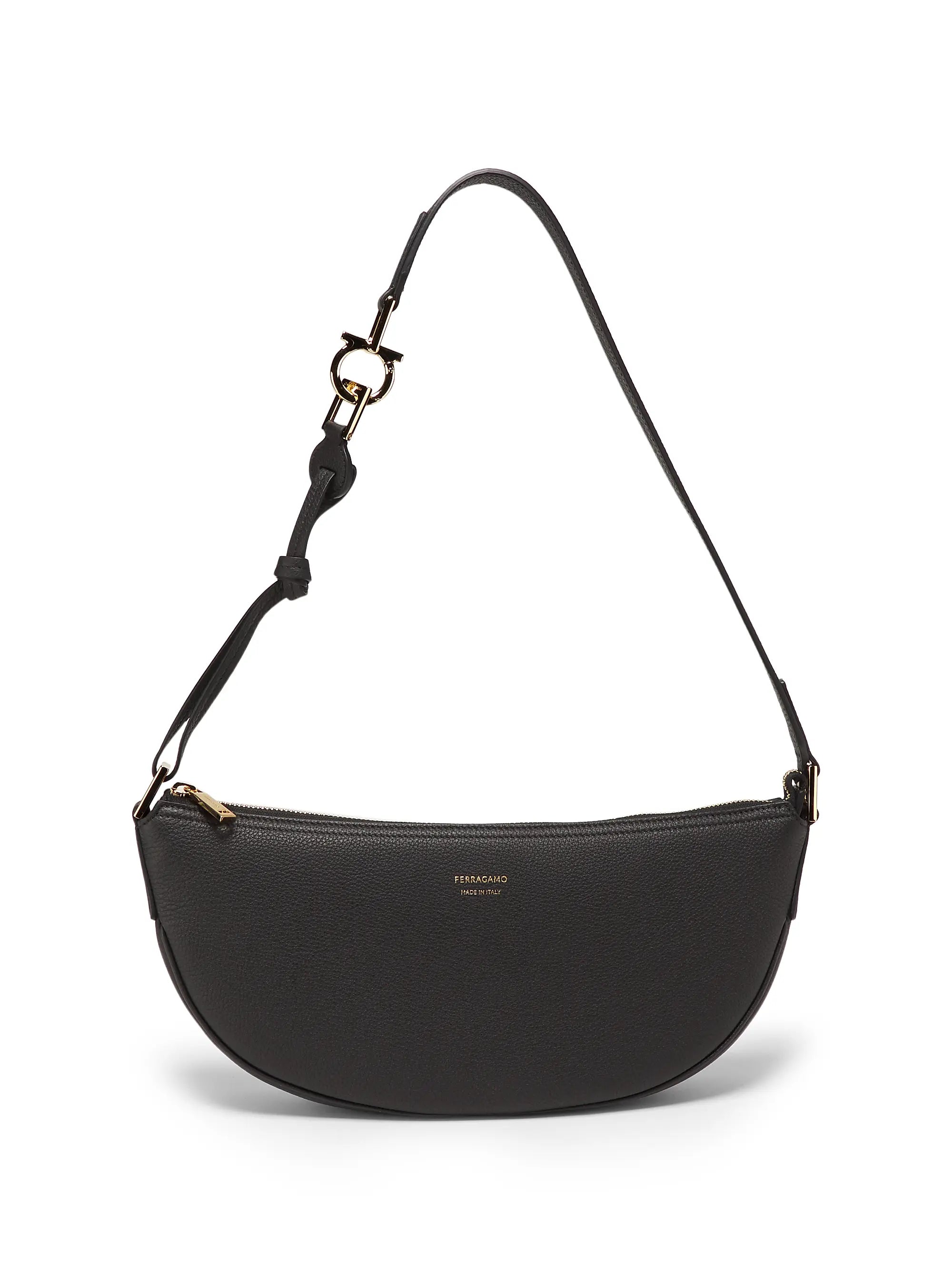 FERRAGAMO Smile Leather Hobo Bag