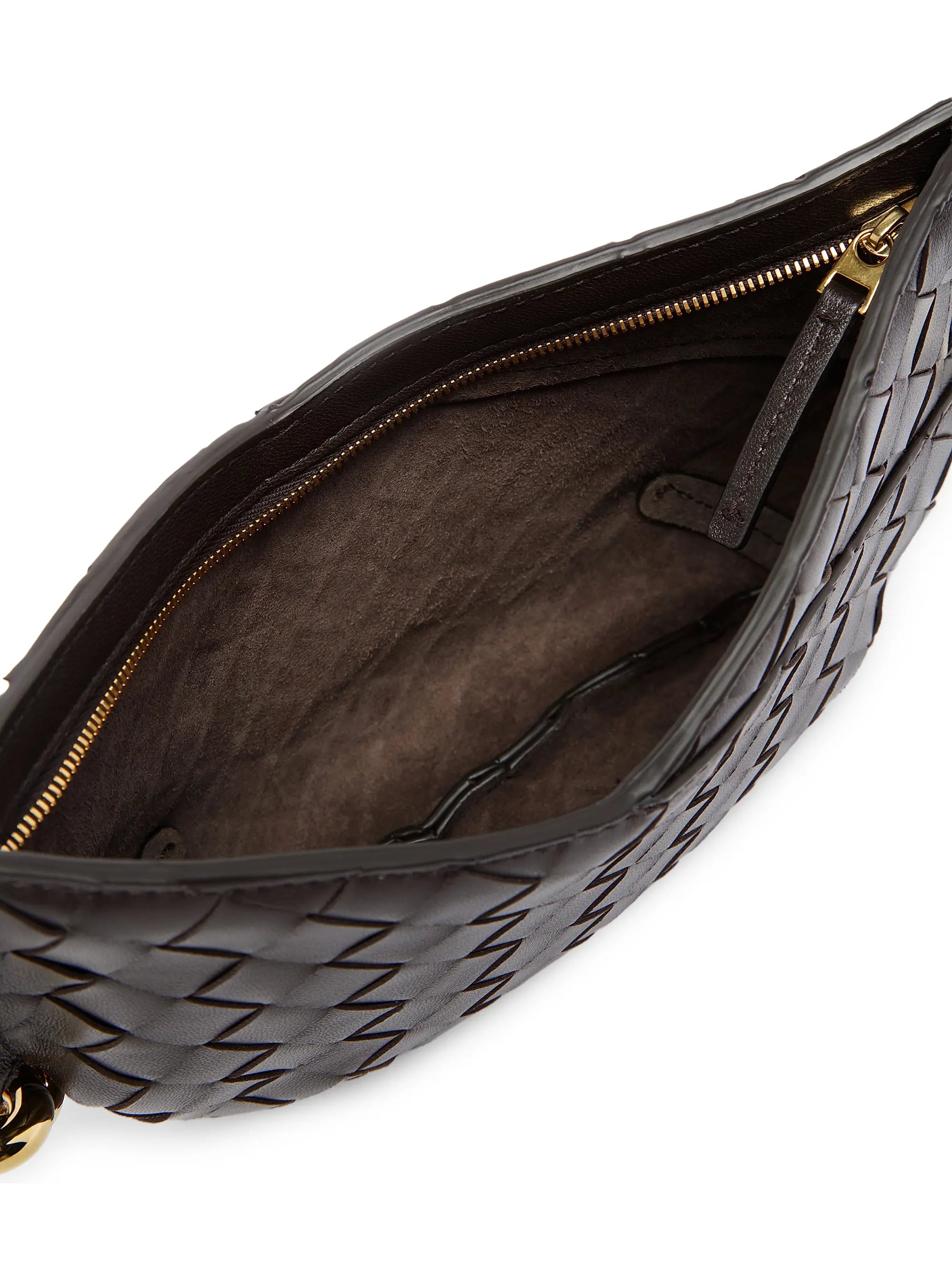 Bottega Veneta Mini Baby Solstice Intrecciato Leather Shoulder Bag