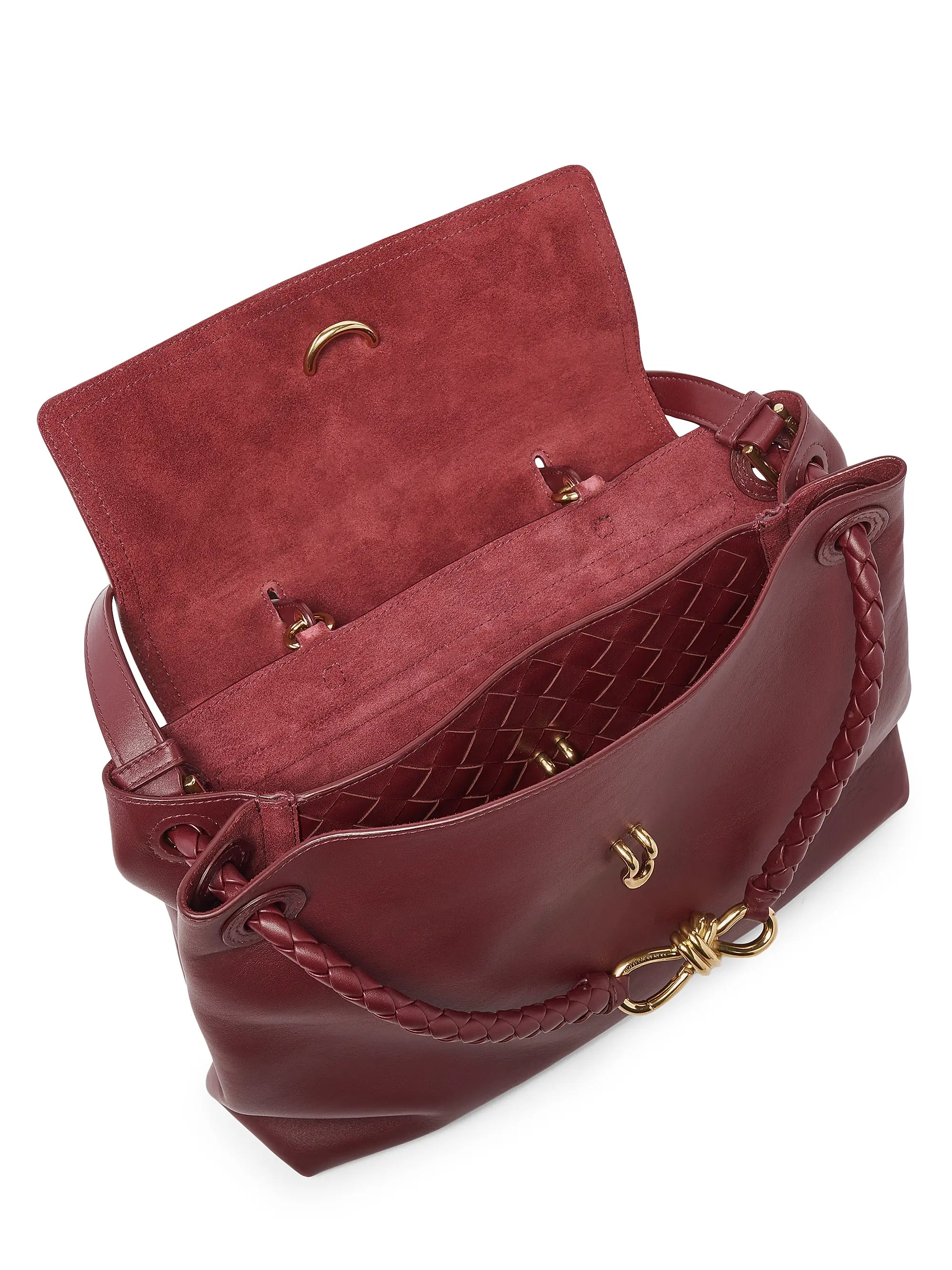 Bottega Veneta Medium Ciao Ciao Leather Top Handle Bag