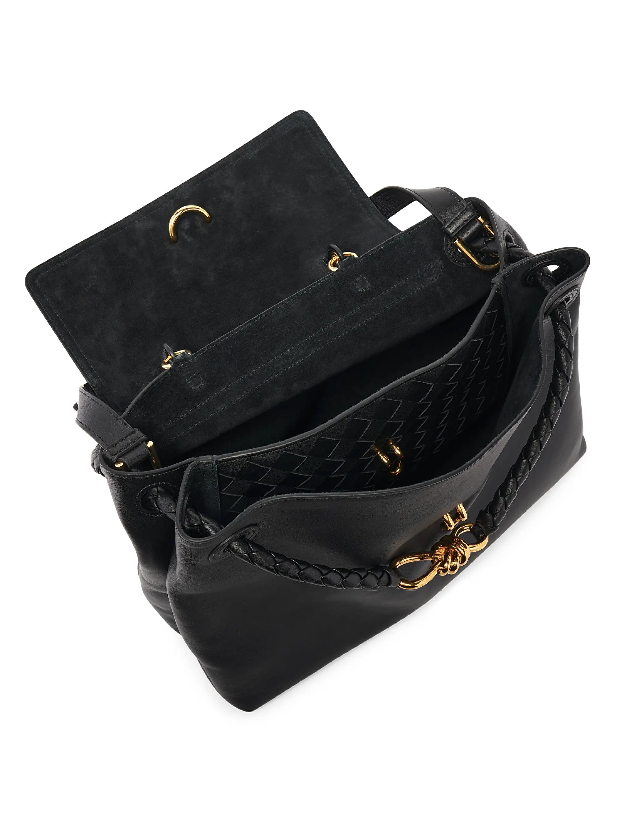 Bottega Veneta Medium Ciao Ciao Leather Top Handle Bag