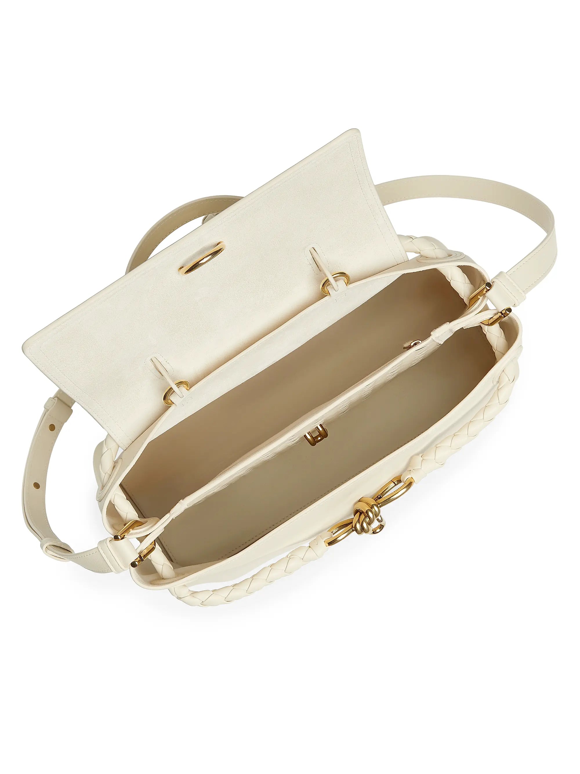 Bottega Veneta Medium Ciao Ciao Leather Top Handle Bag