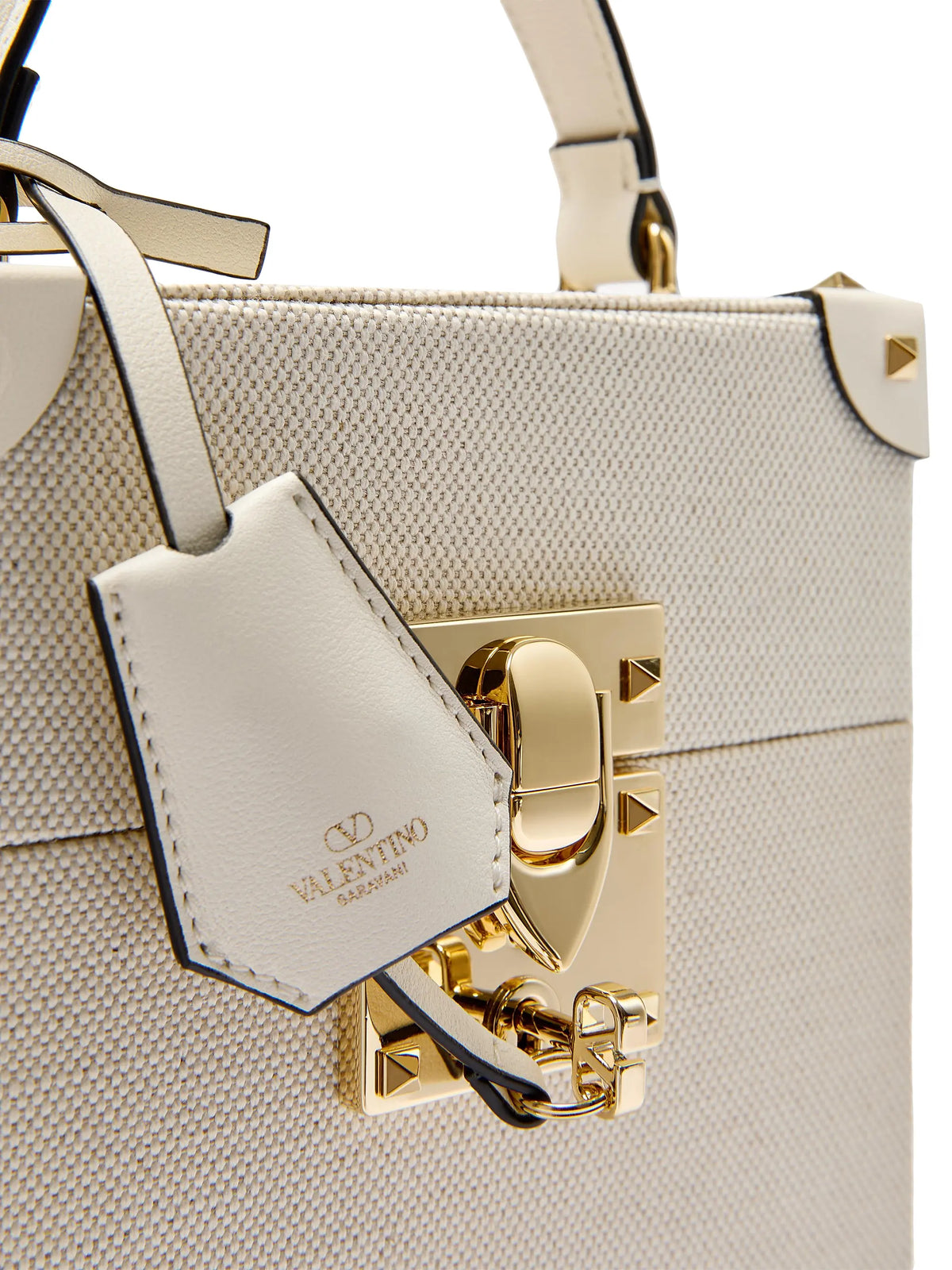 Valentino Garavani Perfume Case in Canvas and Calfskin