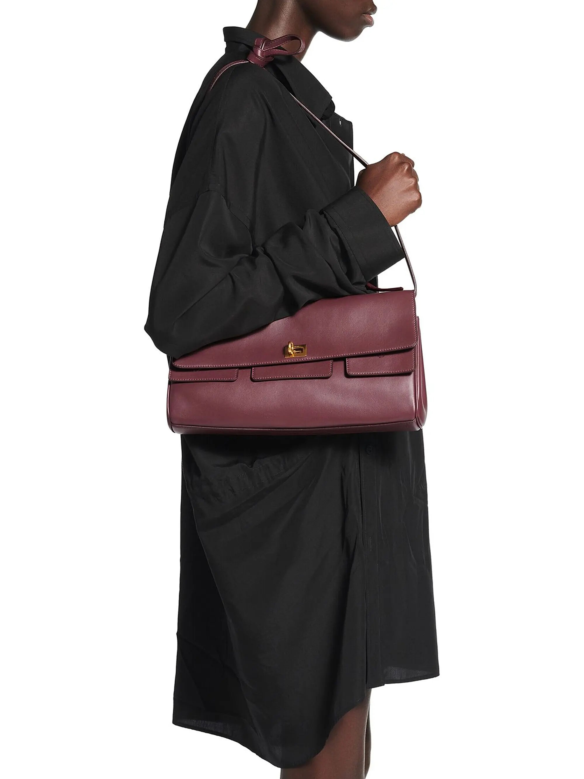 Balenciaga Bel Air Small Clutch on Strap