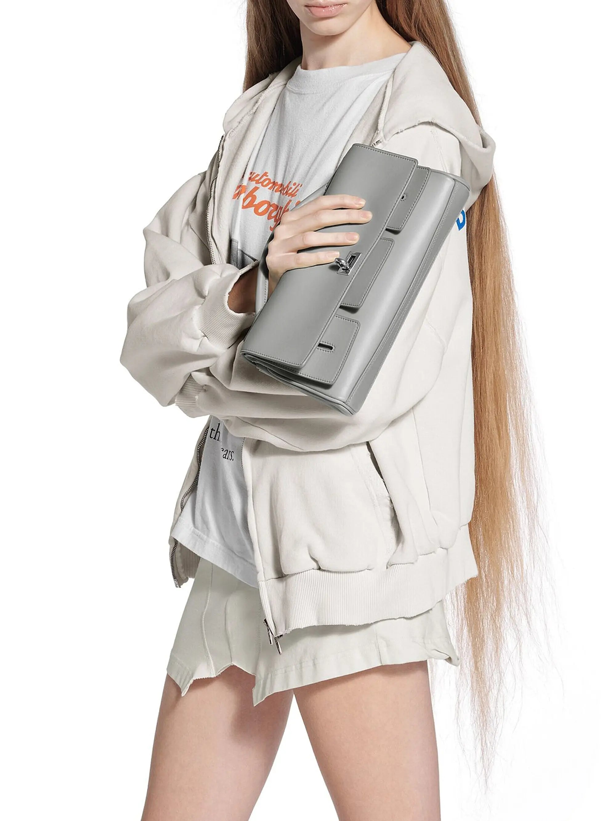 Balenciaga Bel Air Small Clutch on Strap