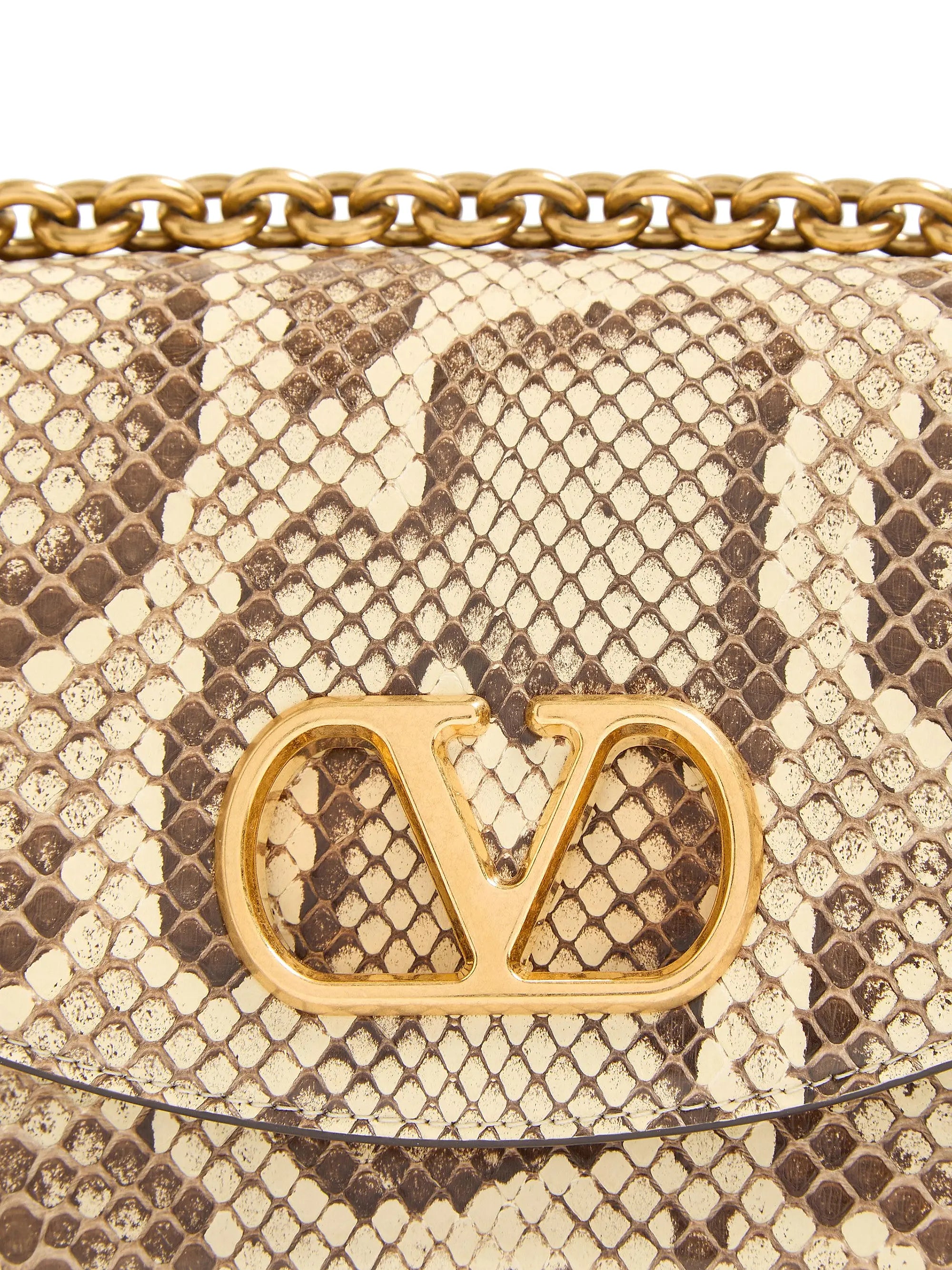 Valentino Garavani Vain Small Shoulder Bag in Python