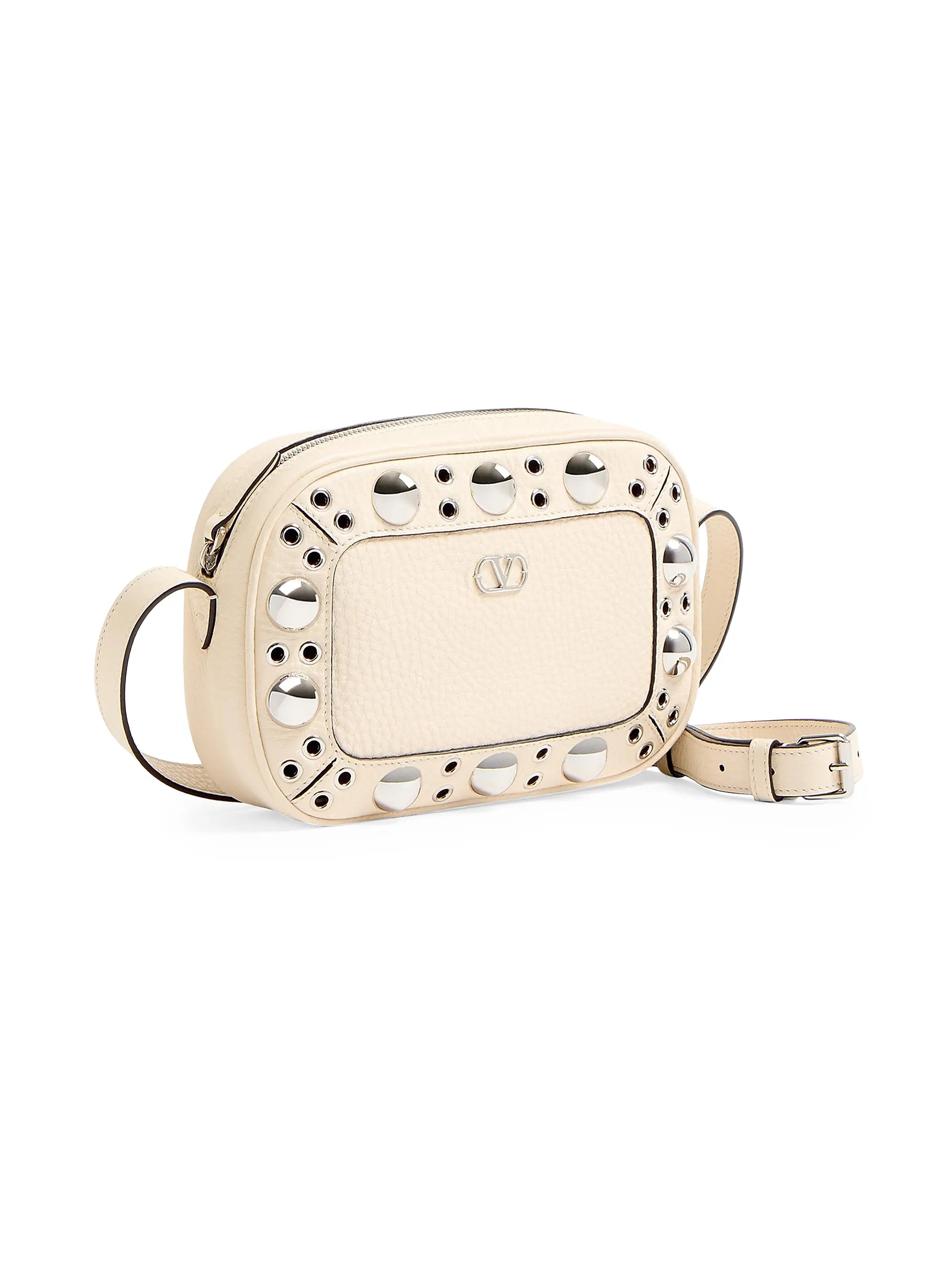 Valentino Garavani Nellcôte Shoulder Bag in Grainy Calfskin