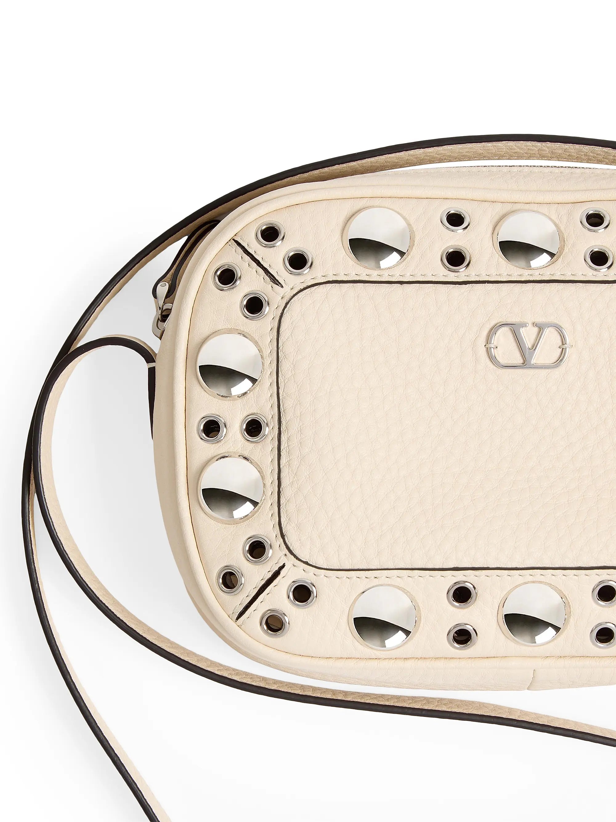 Valentino Garavani Nellcôte Shoulder Bag in Grainy Calfskin