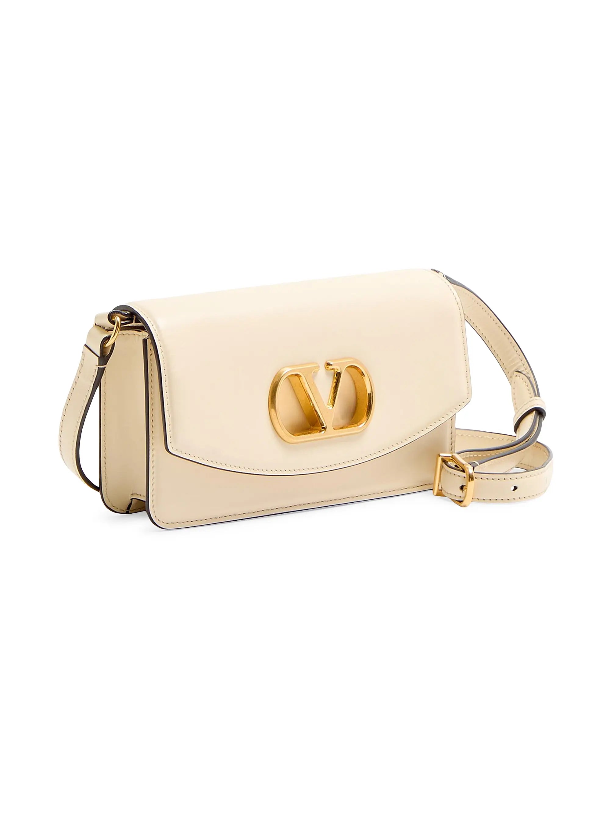 Valentino Garavani Vain Clutch Bag in Shiny Calfskin