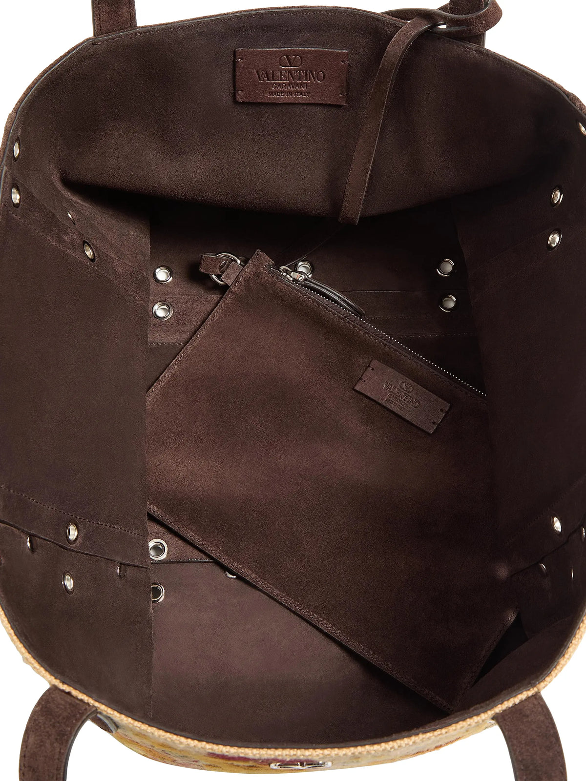 Valentino Garavani Nellcôte Medium Embroidered Shopping Bag
