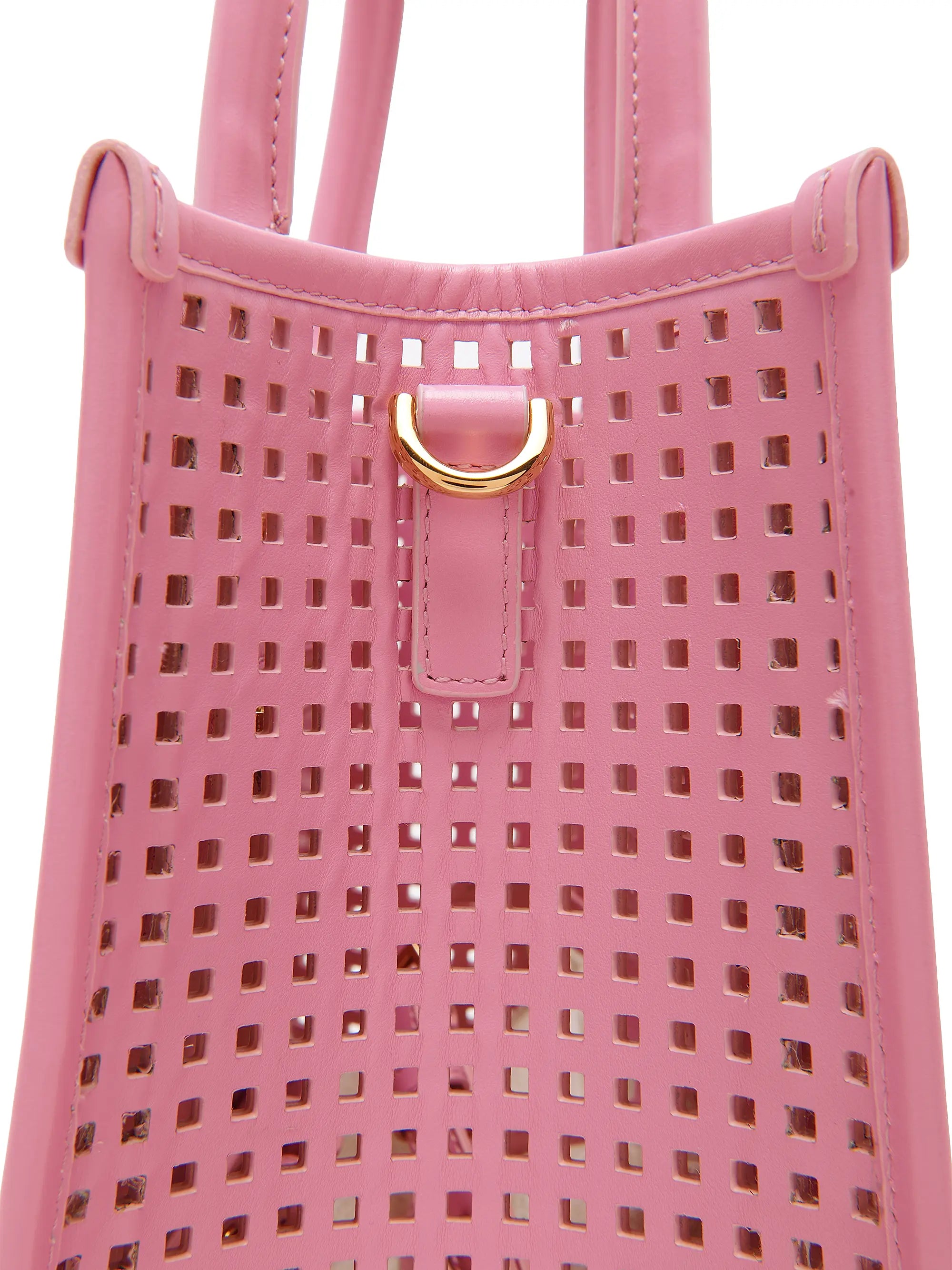 Versace Small Medusa Perforated Leather Tote Bag