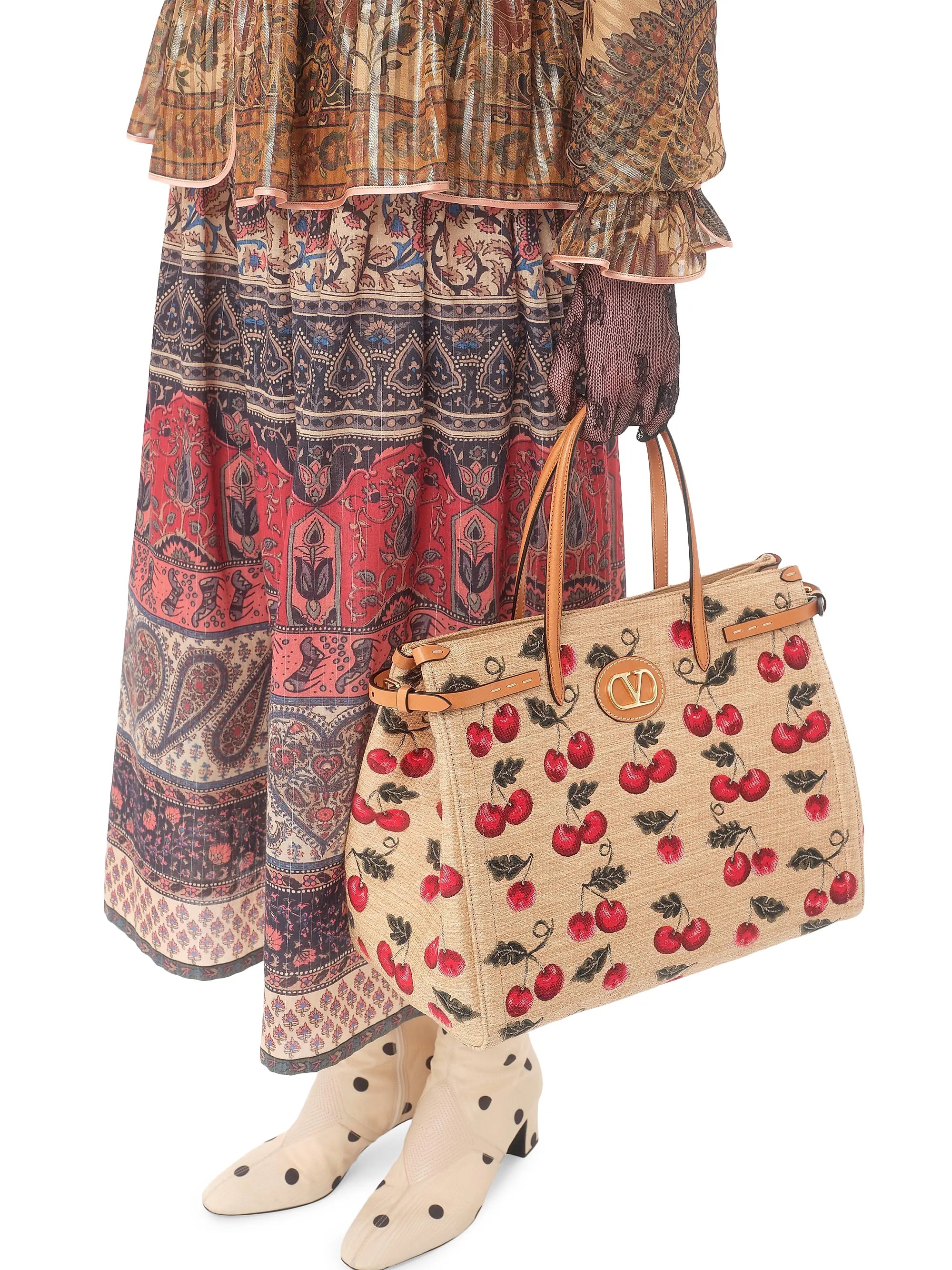 Valentino Garavani Antibes Medium Shopping Tote Bag