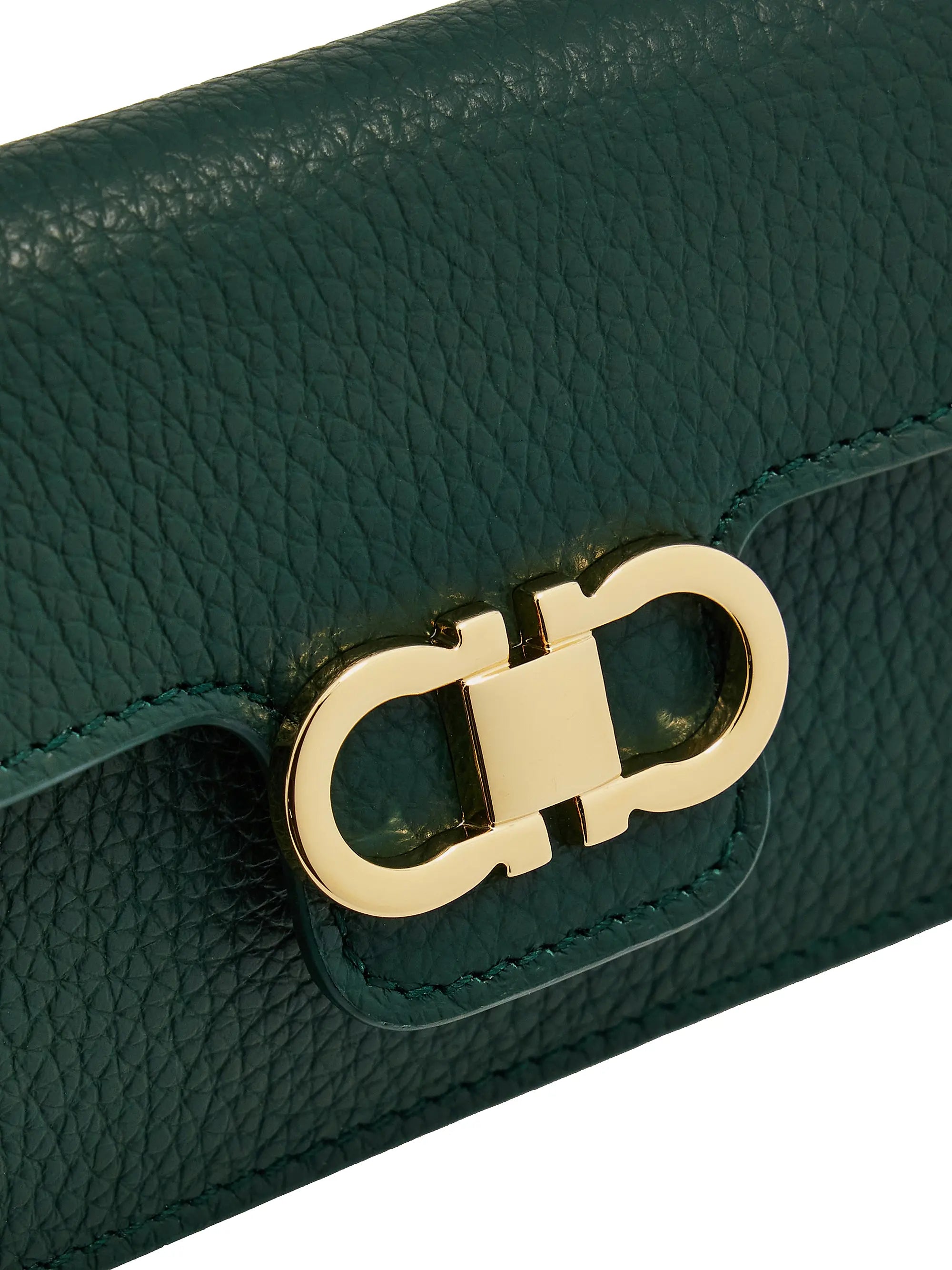 FERRAGAMO Porta Chiavi Leather Keyring Wallet